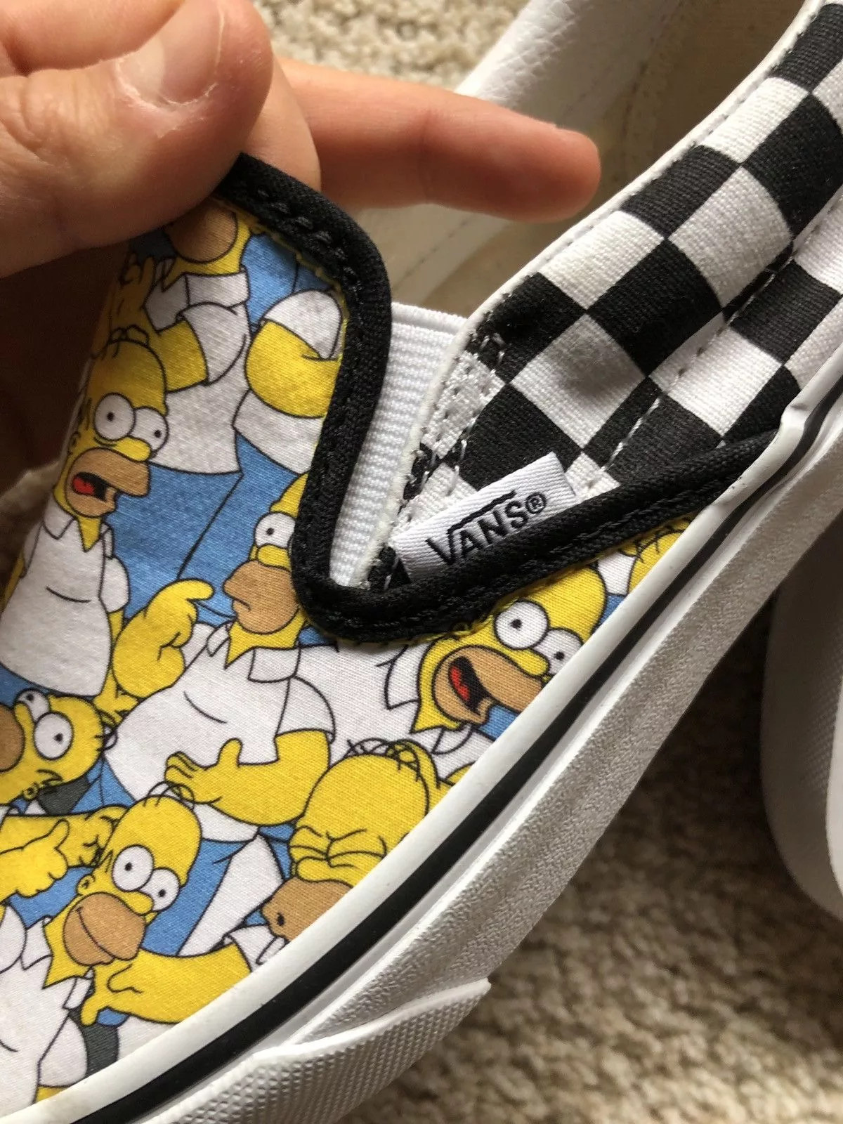 The Simpsons Low Top Sneakers The Simpsons × Vans Vans x simpsons slip ons Multi