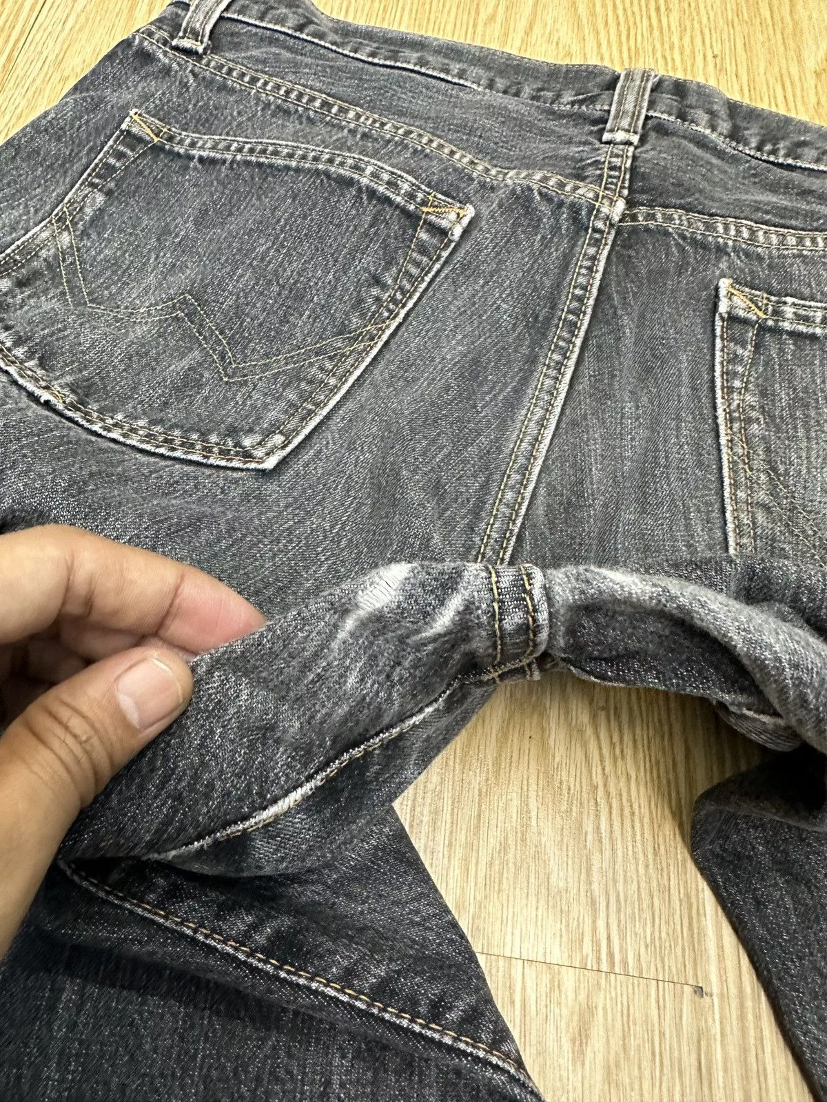 Edwin Denim Edwin × Japanese Brand × Vintage Vintage EDWIN 403 INTERNATIONAL BASIC DENIM Size 36 J651 Gray