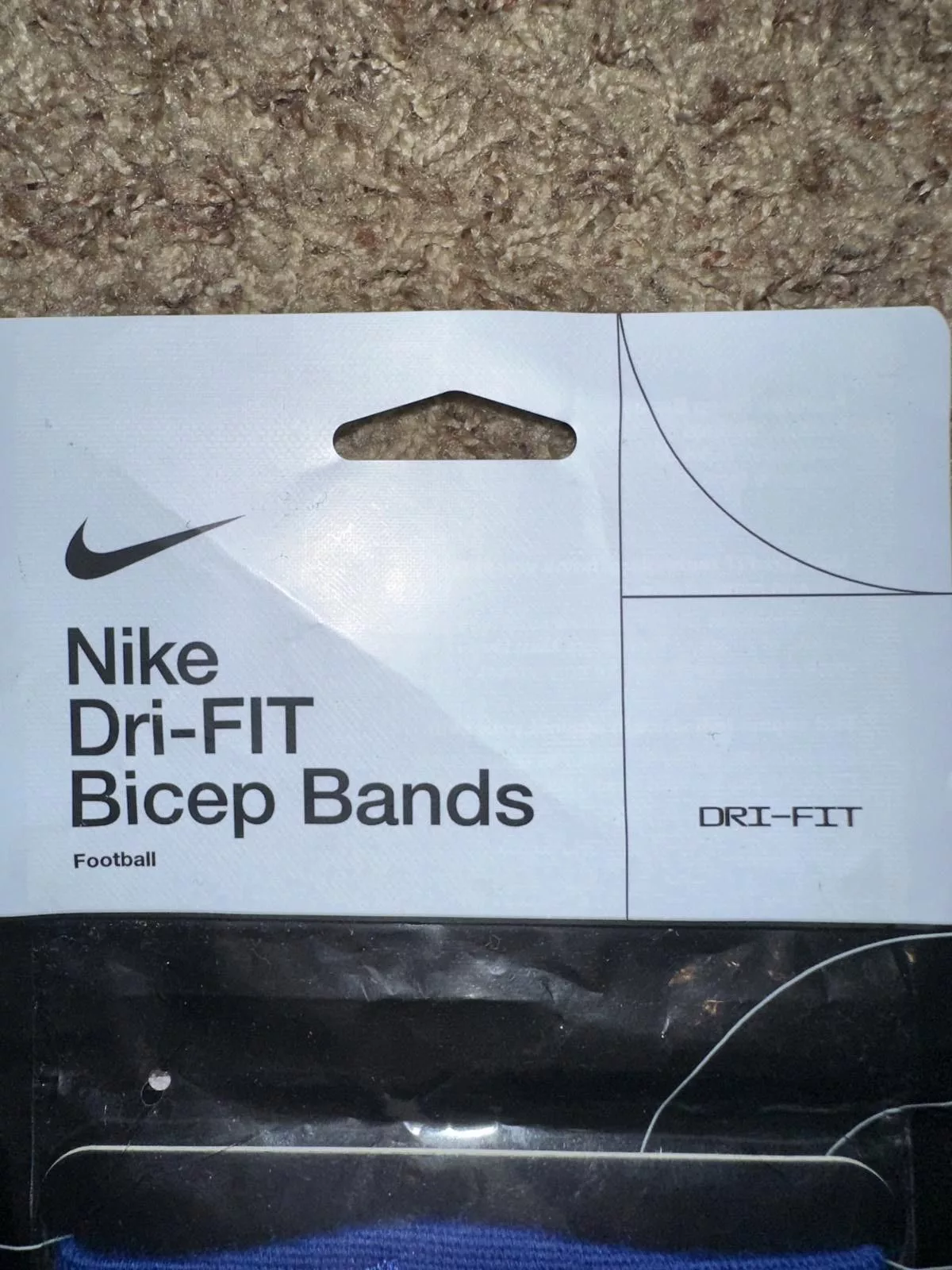 Nike Miscellaneous Nike Dri-Fit Bicep Bands Blue