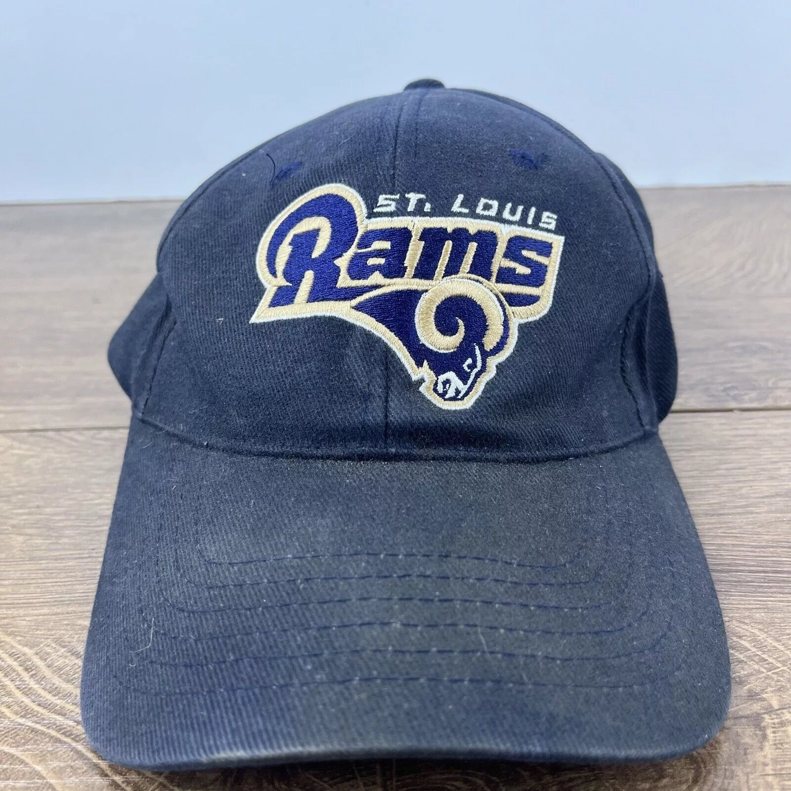 Other Hats Other St. Louis Rams Hat Blue Rams NFL Hat Blue Hat Adjustable Blu