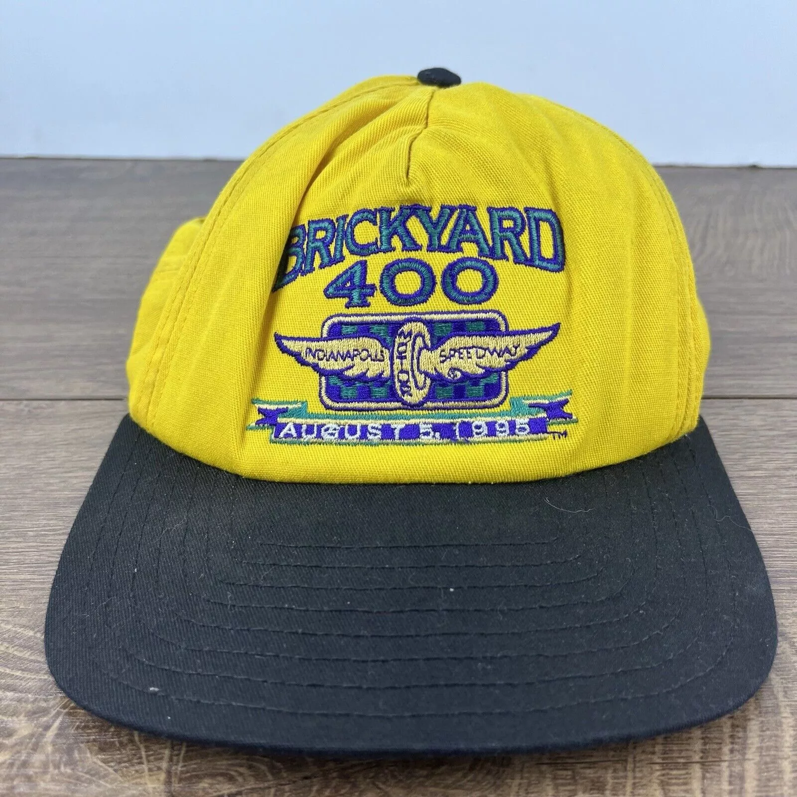 Other Hats Other Brickyard 400 Hat 1995 Hat Yellow Cap Adjustable Yellow Adul