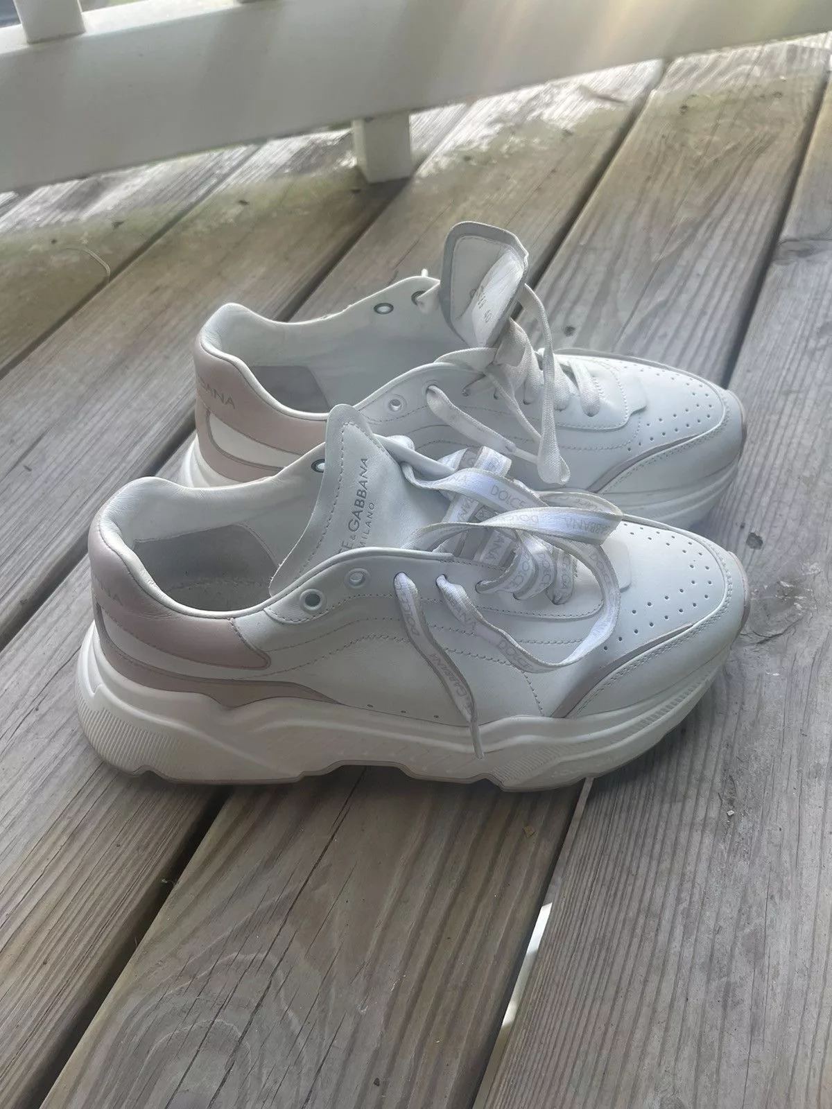 Dolce & Gabbana Low Top Sneakers Dolce & Gabbana DayMaster Shoe White
