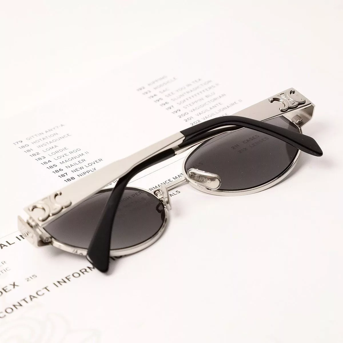 Celine Sunglasses CELINE CL40235U SUNGLASSES Silver