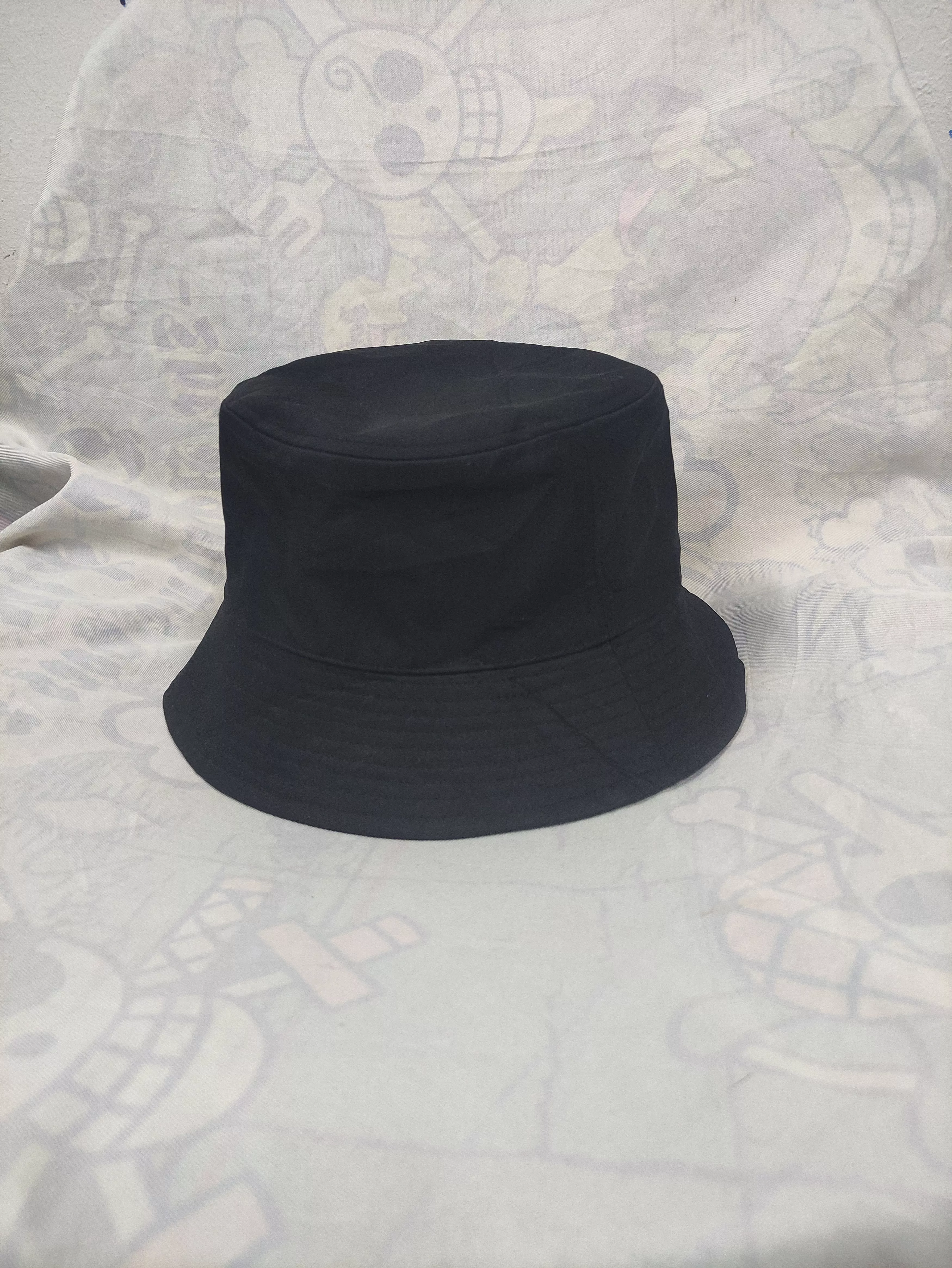GU Hats GU NYLON BUCKET HAT PLAIN Black