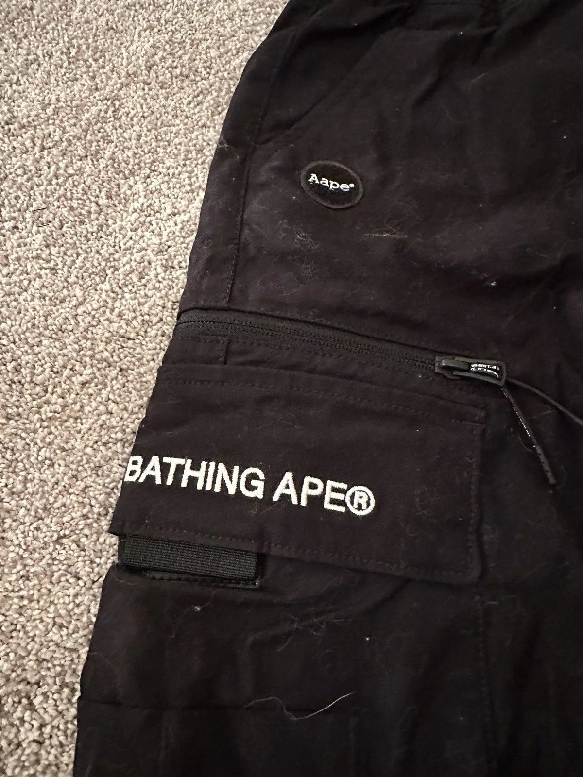 Aape Sweatpants Joggers Aape Cargo Pants Black