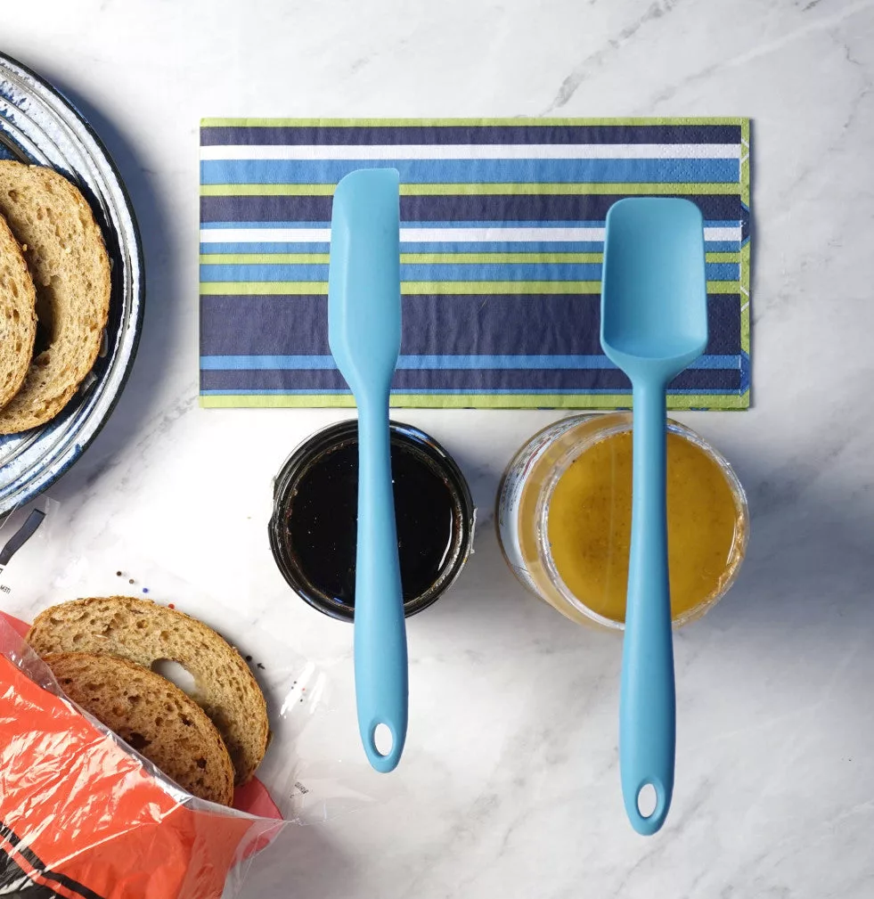 Turquoise Mini Spoon & Spatula