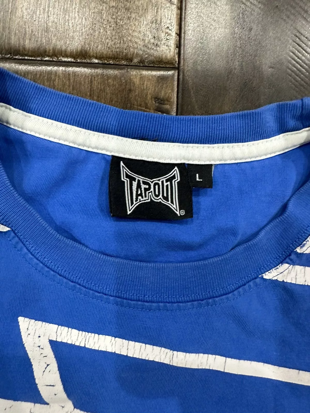 Tapout Short Sleeve T Shirts Blue Tapout short sleeve tee Streetwear