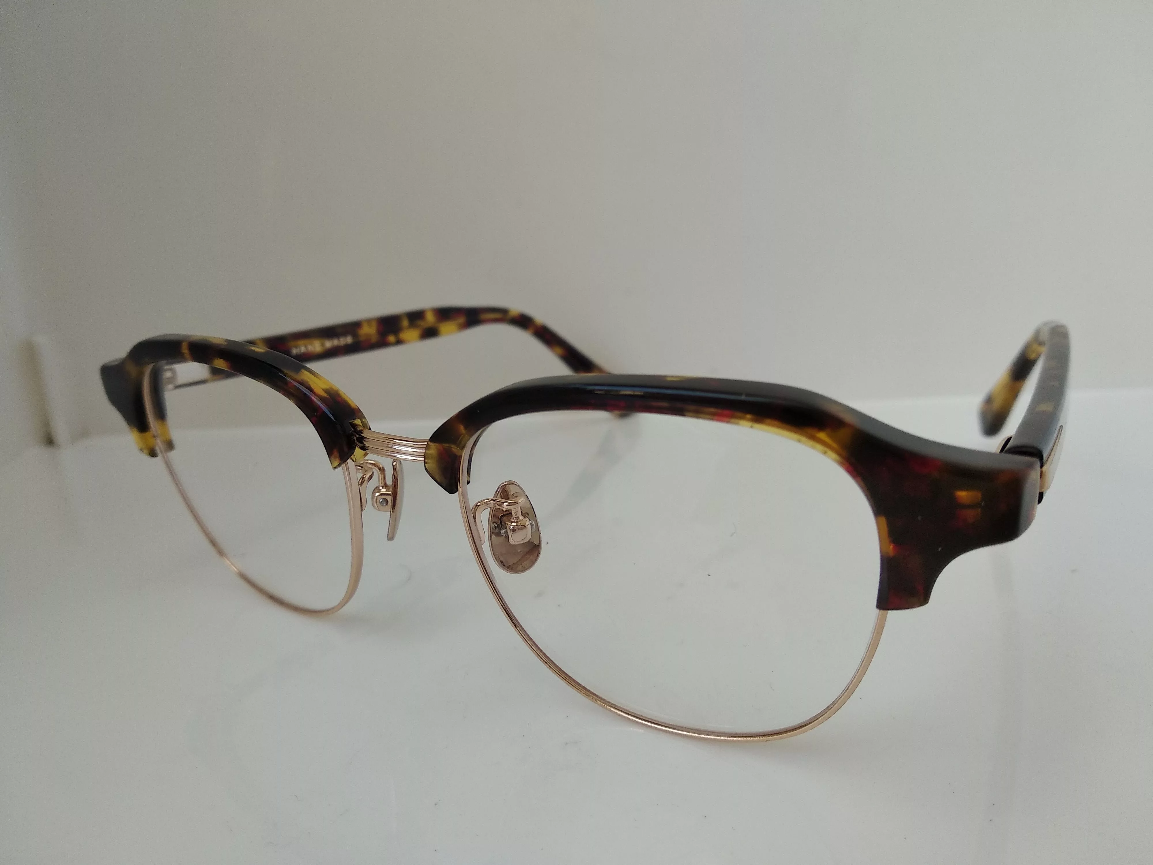 Other Glasses Other Mod Malcolm X Tortoise Gold Eyeglasses Frame Multi