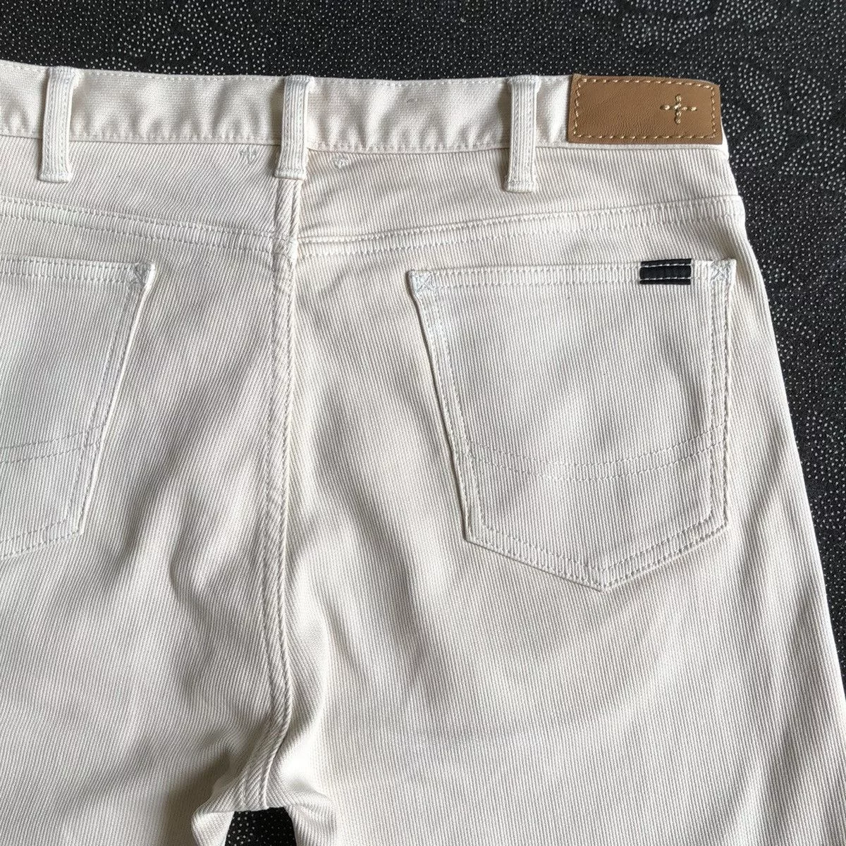 Beams Plus Denim BEAMS PLUS stretched jeans White