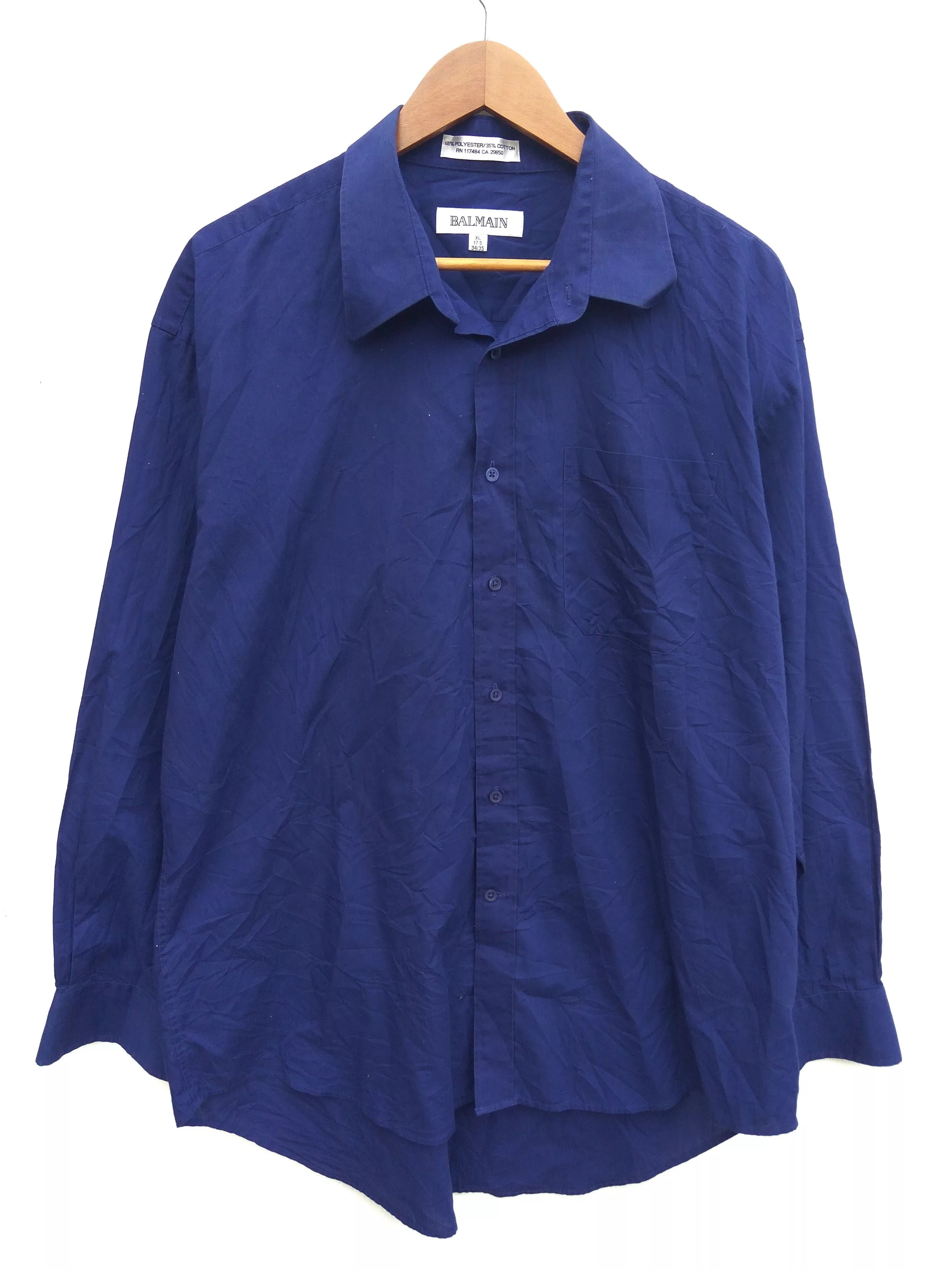 Balmain Shirts Button Ups Balmain shirt button up blue colour