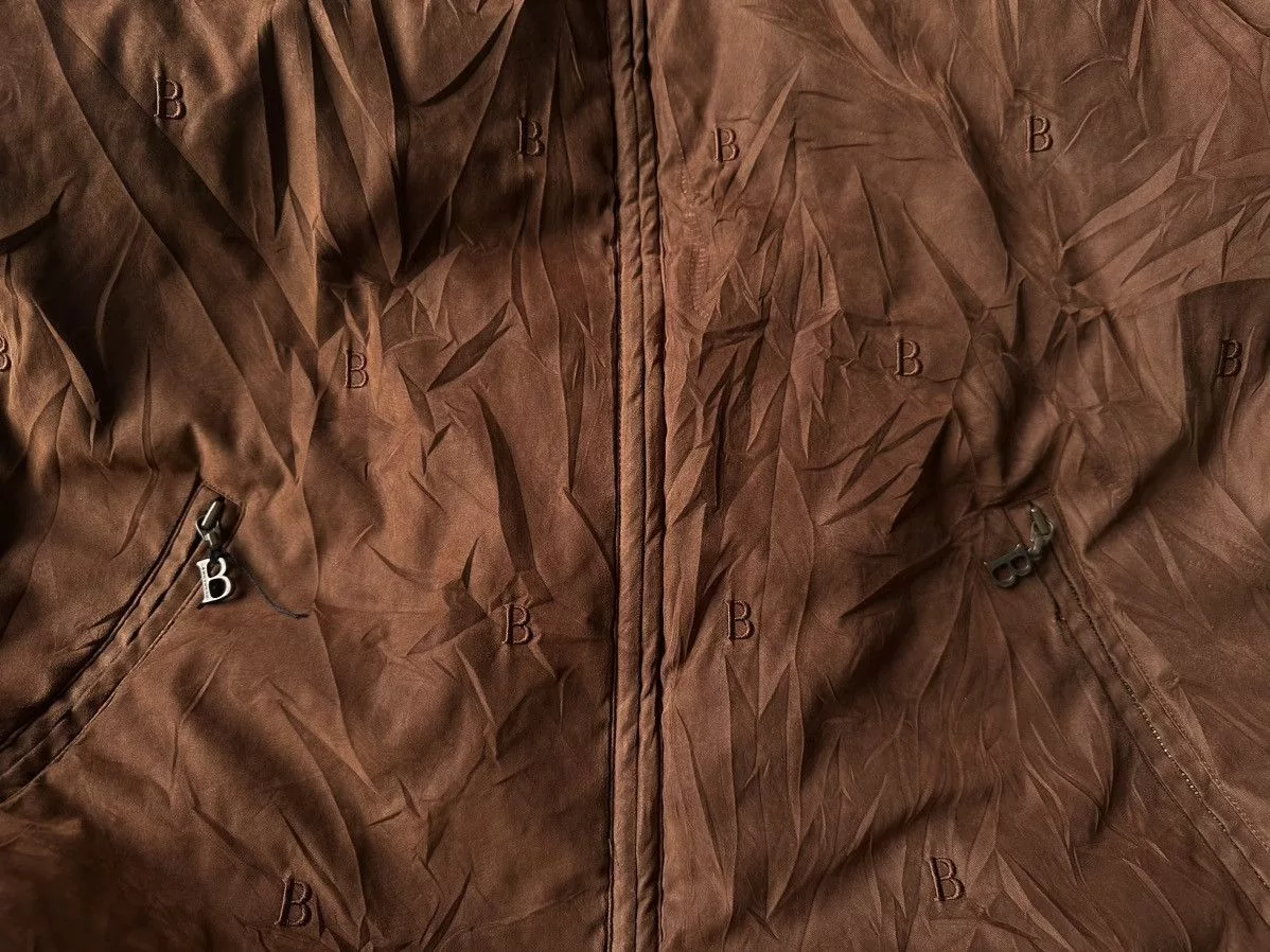 Burberry Jackets Burberry B Embroidery Jacket Brown