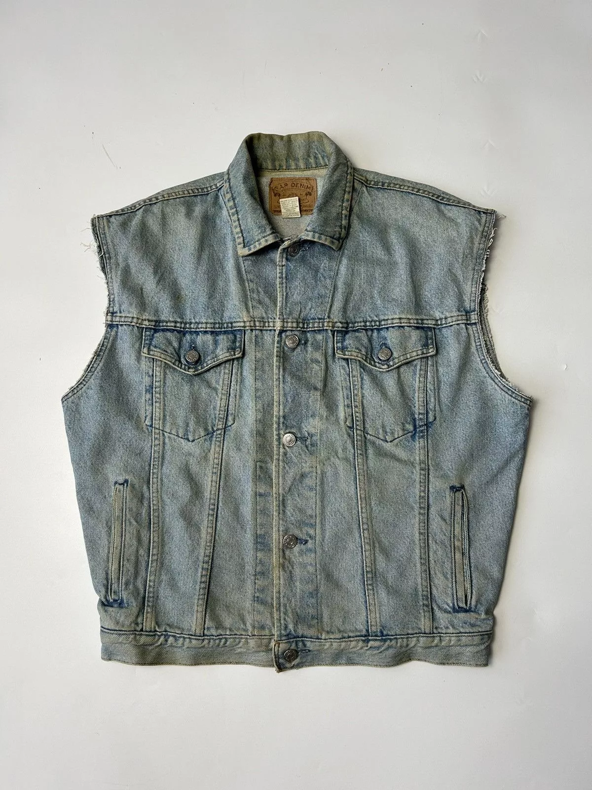 Gap Vests Gap × Vintage GAP DENIM VEST JACKET Blue