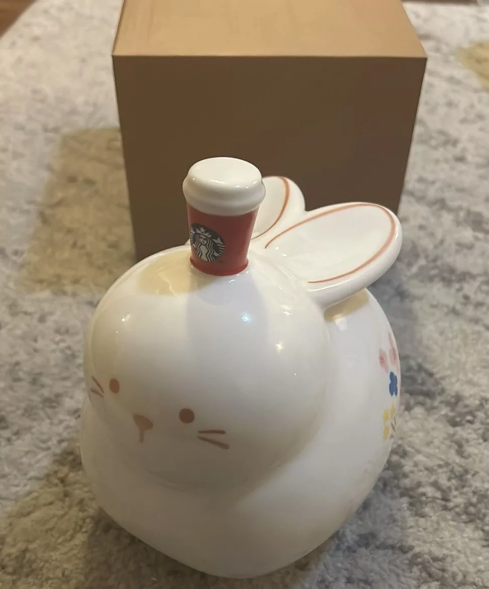 Other Miscellaneous Other Starbucks Rabbit Bunny Coin Bank Ceramic 2023 Lunar New Year Multi