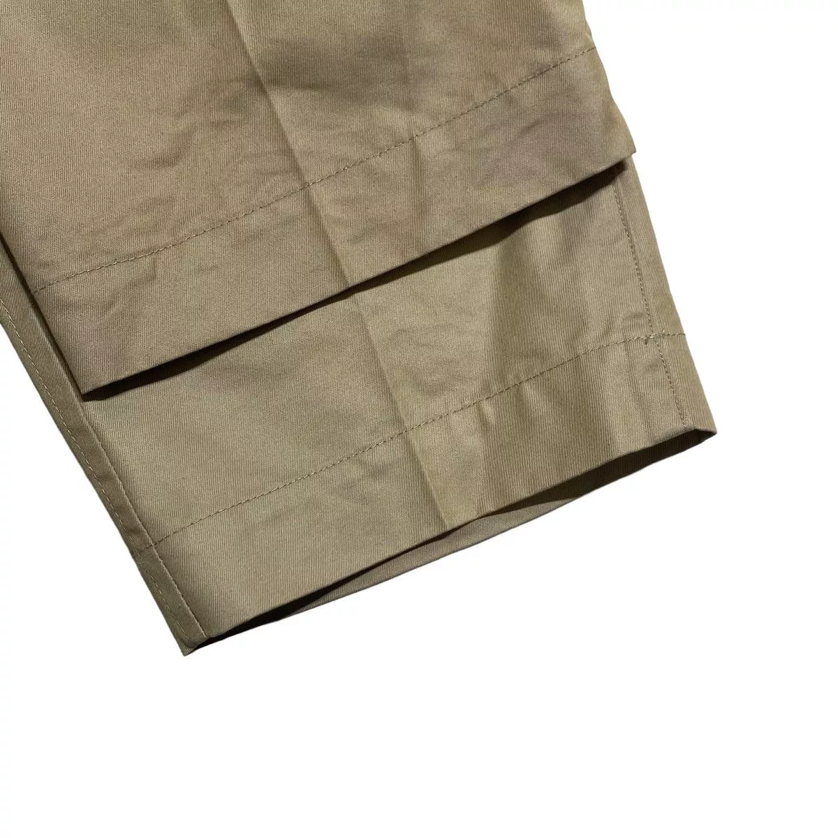 Junya Watanabe Cropped Pants Cotton Ester Gaba Saruel Beige