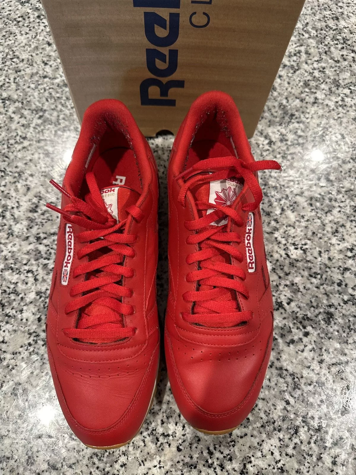 Reebok Low Top Sneakers Reebok Classic Leather Gum Red