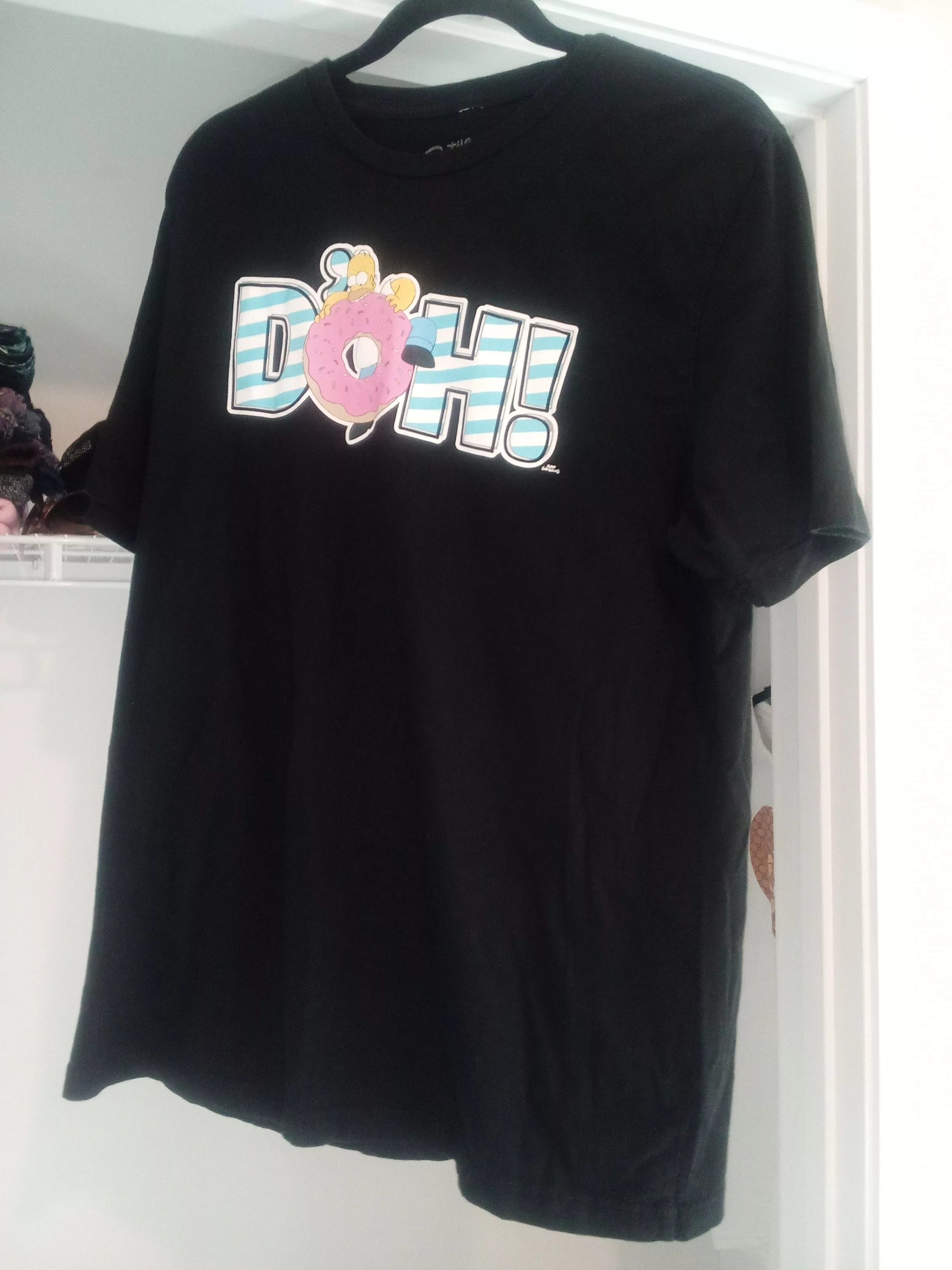 The Simpsons Short Sleeve T Shirts The Simpsons × Universal Studios THE SIMPSONS X UNIVERSAL STUDIOS SHIRT Black