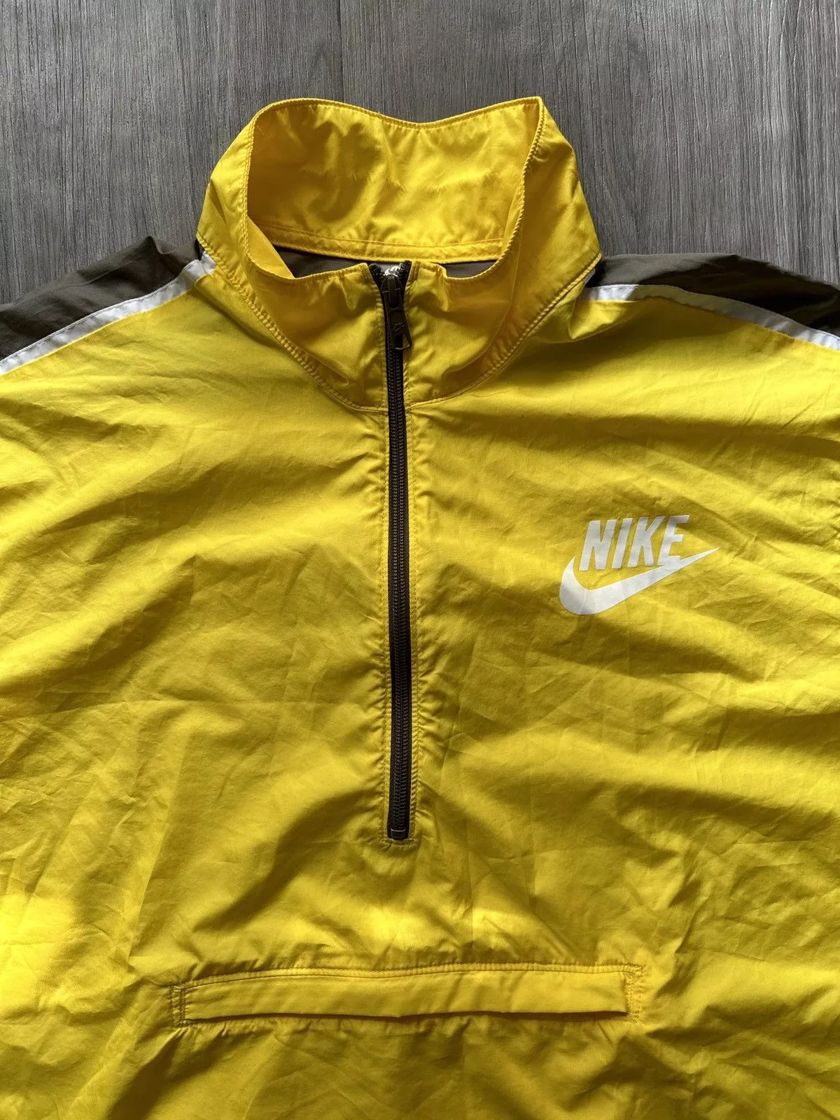 Nike Light Jackets Nike × Vintage Vintage Nike track jacket Yellow
