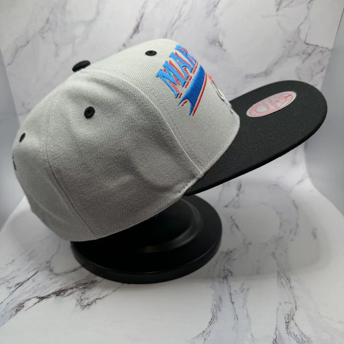Mitchell & Ness Hats Florida Marlins Mitchell & Ness Snapback Gray
