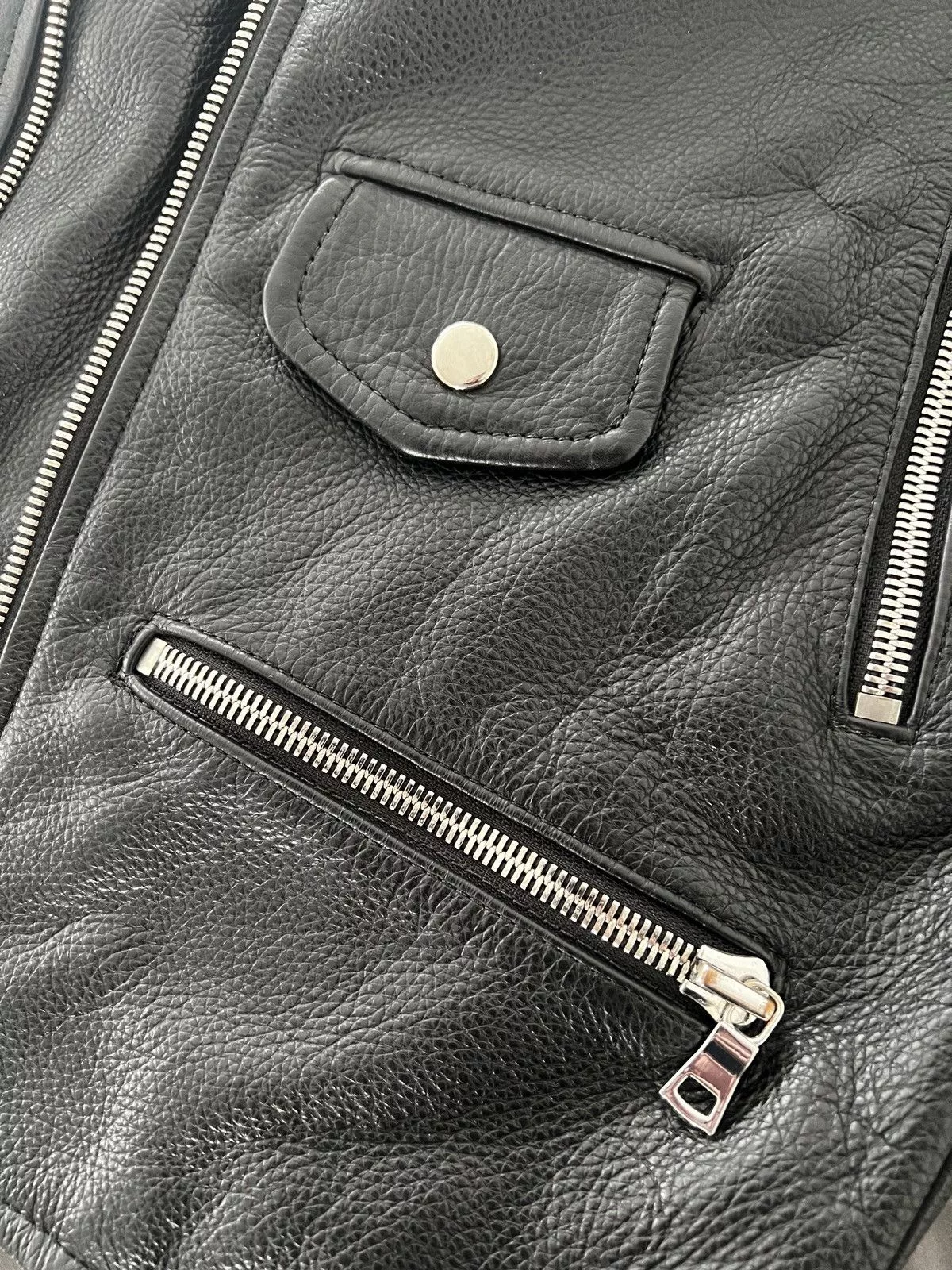 Mr. Completely Leather Jackets Mr. Completely Leather Moto Jacket M/L Black