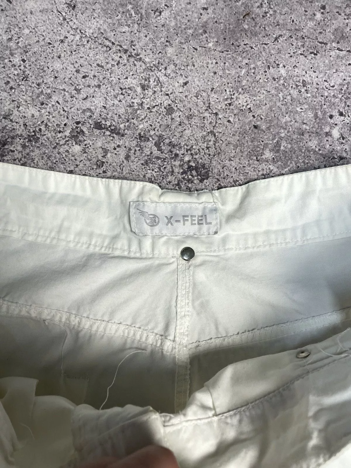 G-Star Casual Pants G-Star × Japanese Brand × Vintage Vintage Junya Watanabe Balenciaga Style Bondage Cargo Pants White