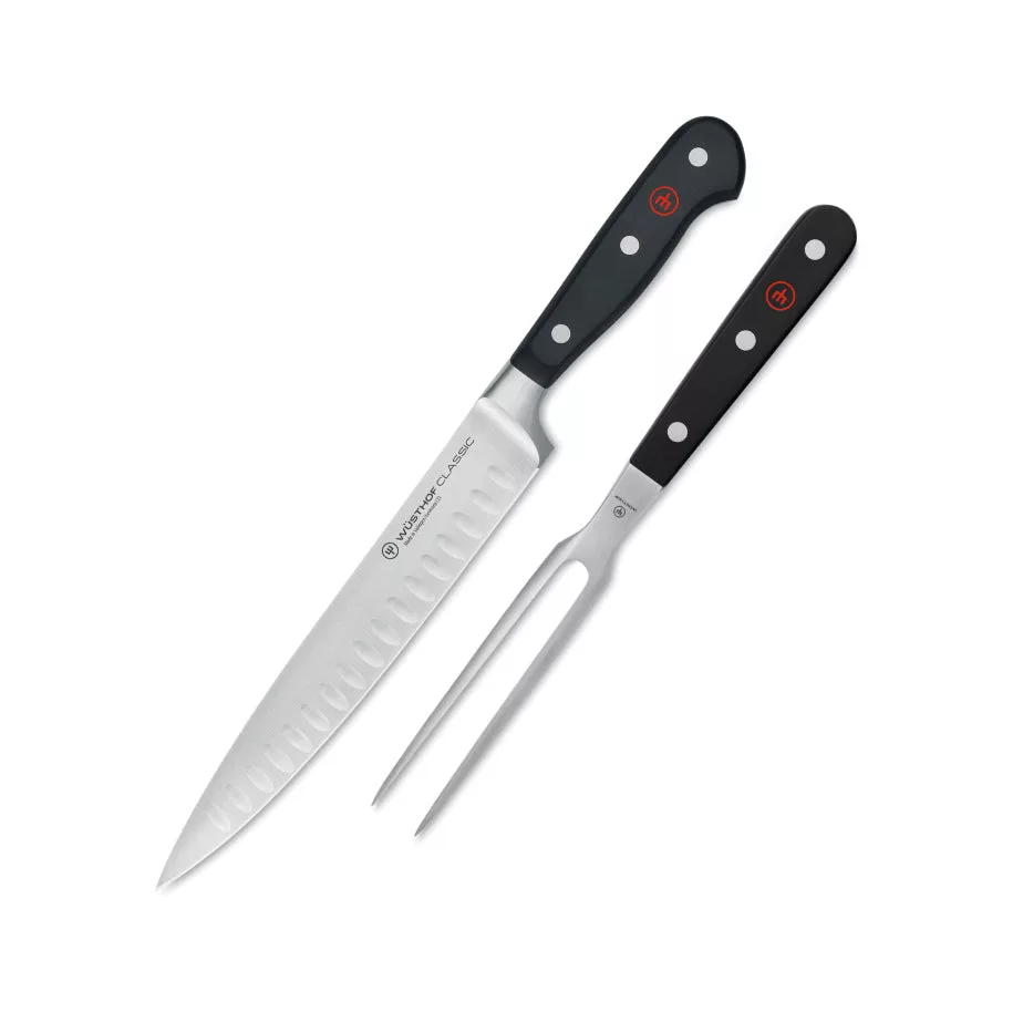 Classic 2-Piece Hollow Edge Carving Set