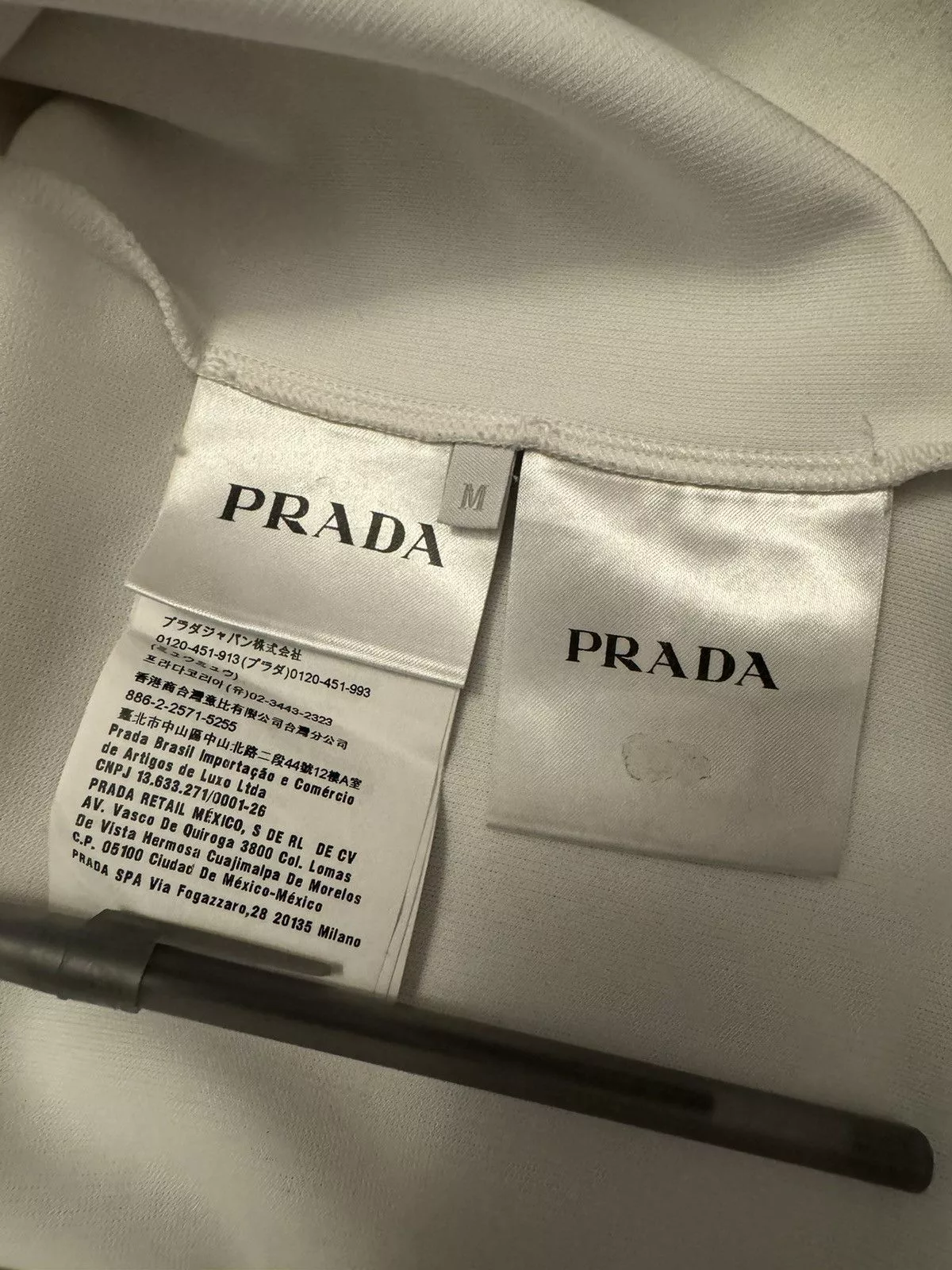 Prada Short Sleeve T Shirts SS18 Runway Prada Shirt Size M Blue