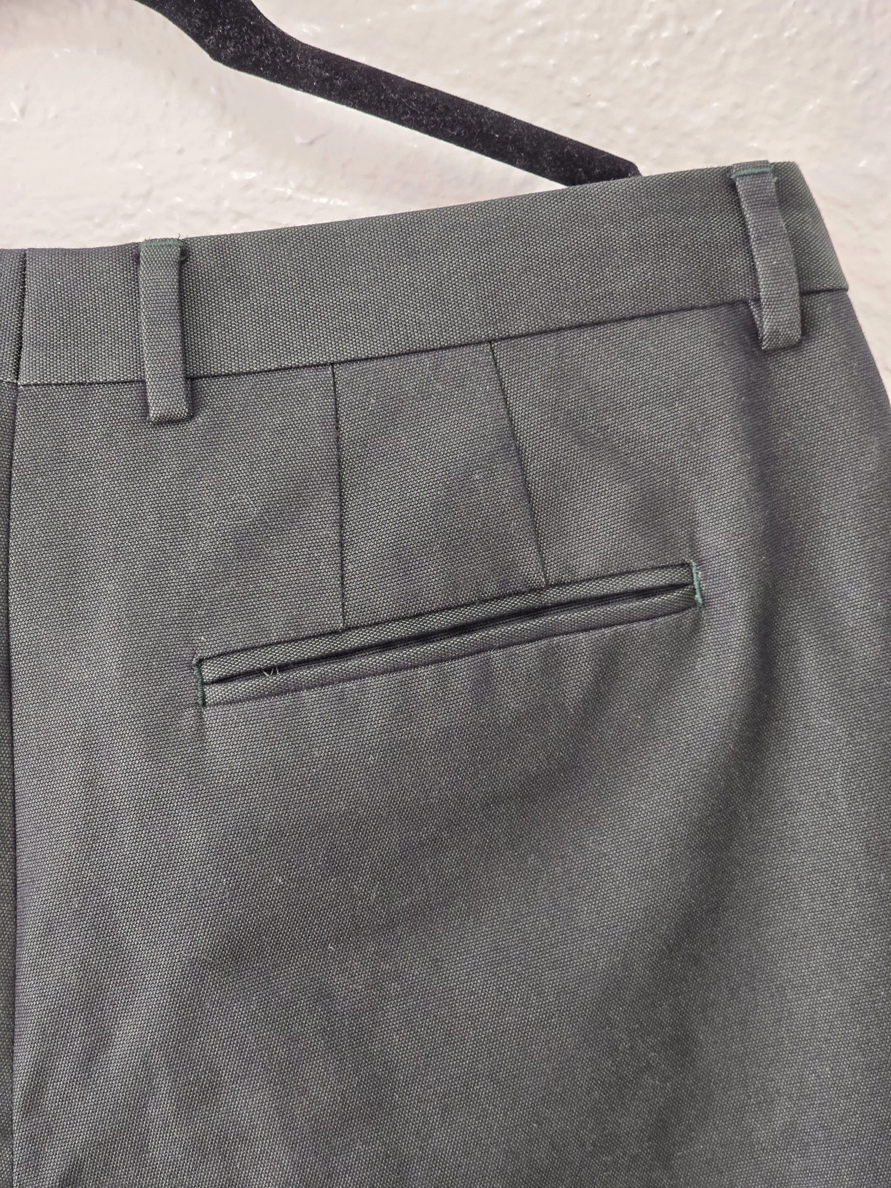 Dries Van Noten Pants Dries Van Noten Cuffed Cotton Pants Green