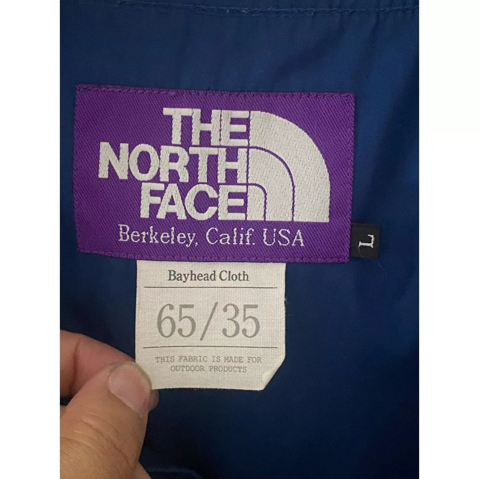 The North Face Heavy Coats The North Face Purple Label Mountain Field Pullover Anorak Blue