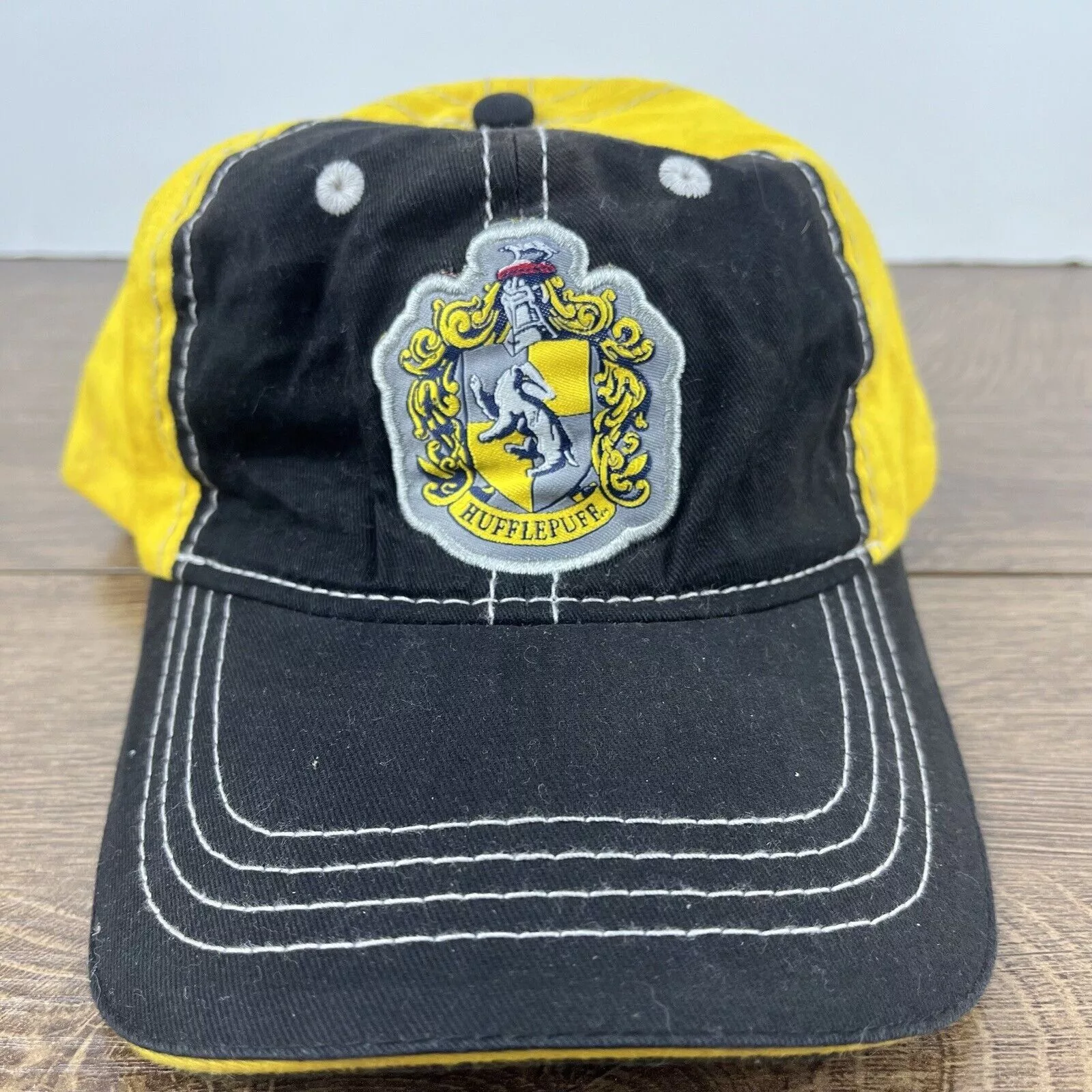 Other Hats Other Hufflepuff Hat Harry Potter Snapback Hat Black Hat Adjustabl