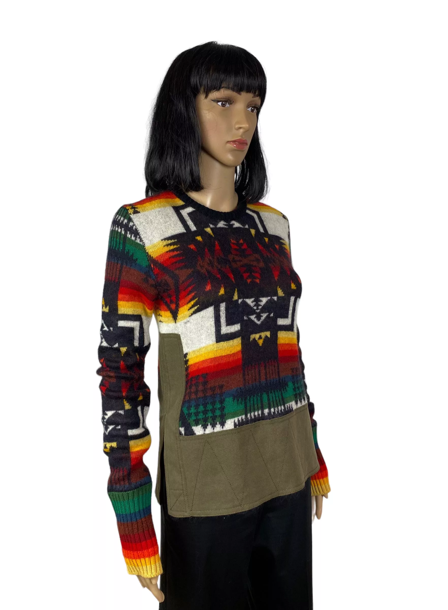 N21 Sweaters Numero 21 N21 Sweater alpaca-wool printed pullover size 38 Multi