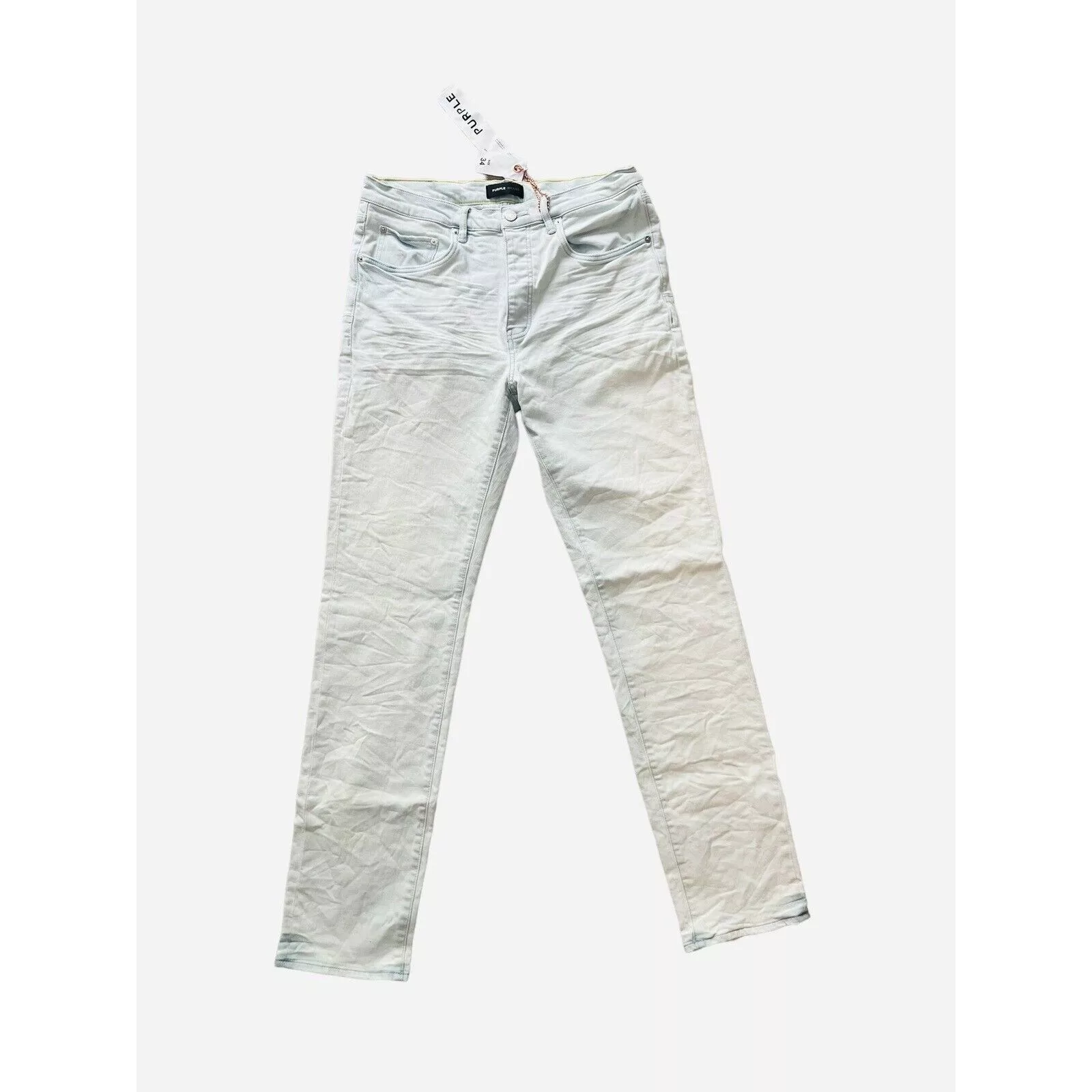 Purple Denim Purple × Purple Brand Purple Brand Jeans Men Straight Blue P005 $265 Size 34/32