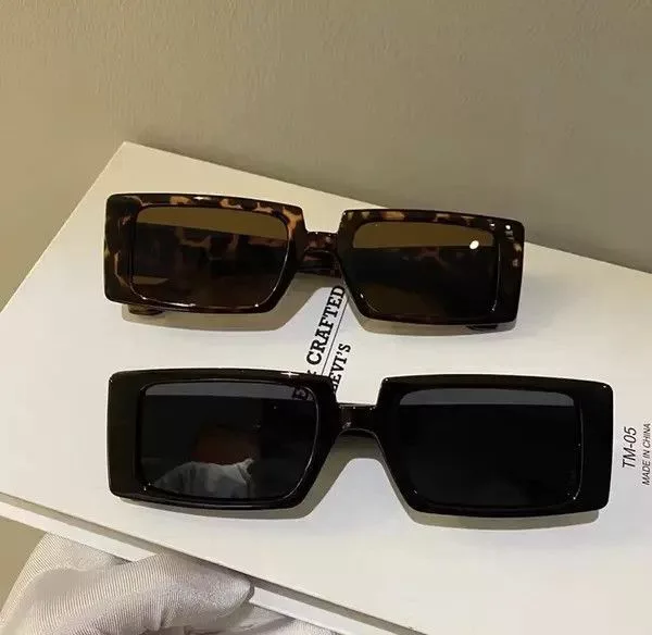 Designer Sunglasses Designer × Vintage Retro punk sunglasses Black