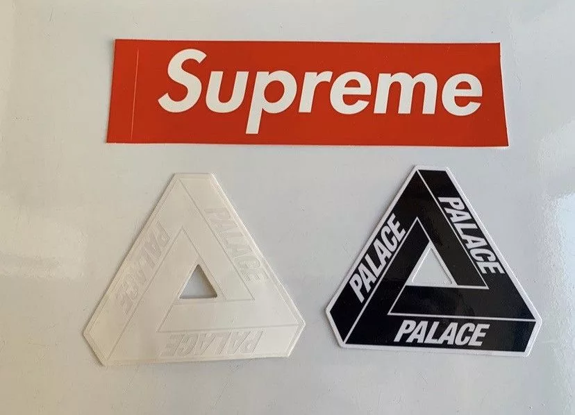 Palace Miscellaneous Palace × Supreme Supreme Palace Skateboard Sticker Pack Red