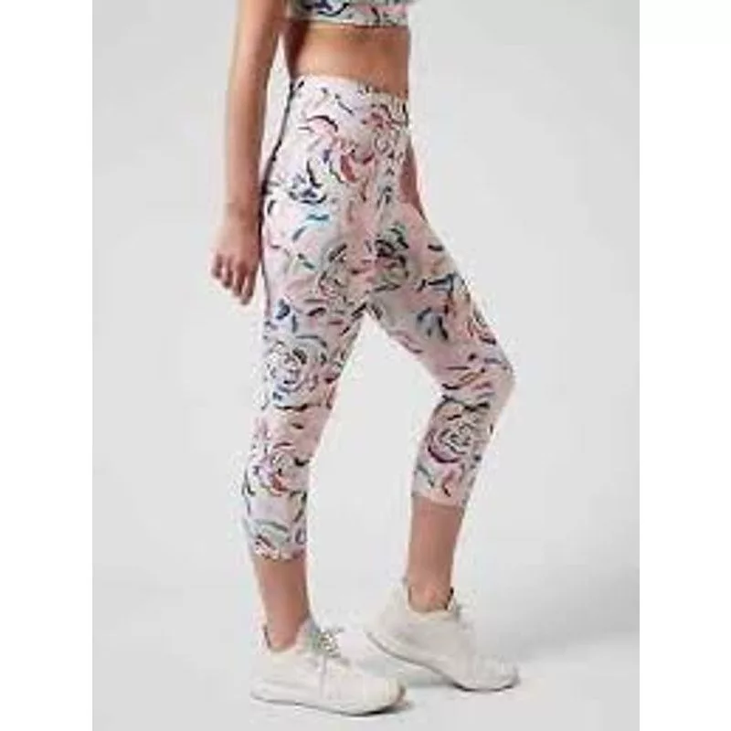 Athleta Leggings Athleta Ultimate Stash II Capri Pink