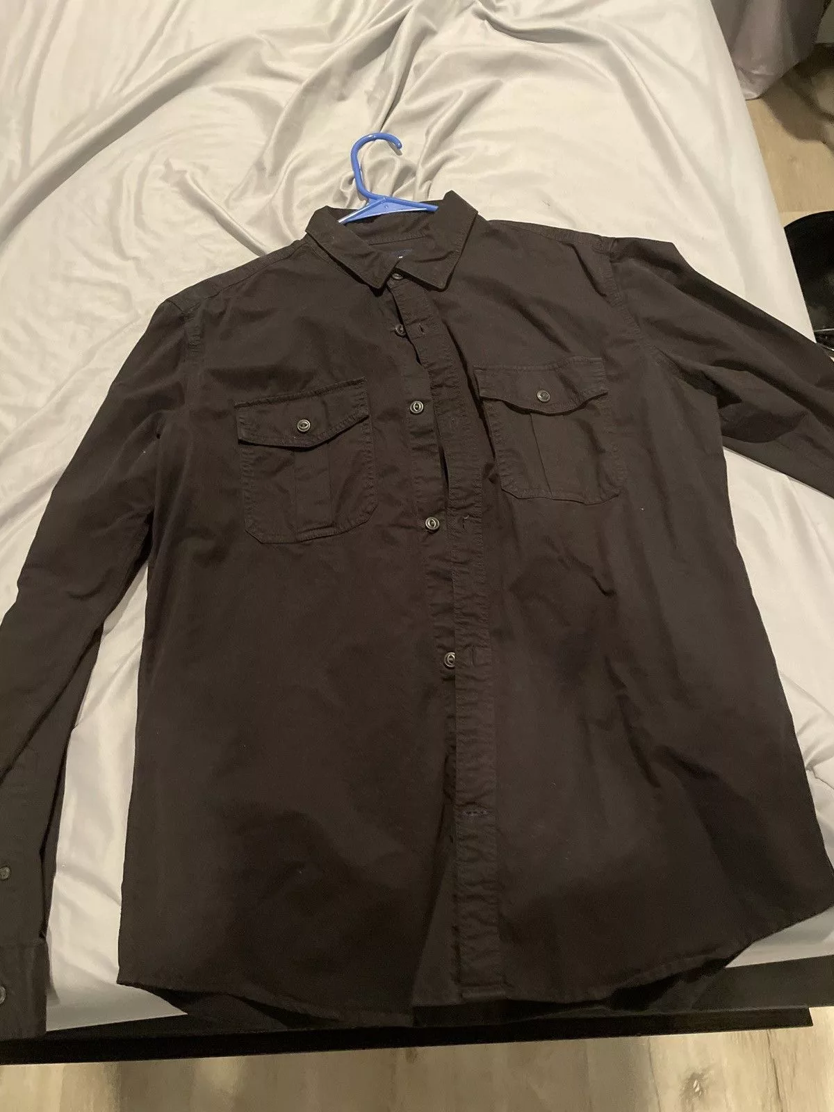 Gap Shirts Button Ups Gap Button Up Black