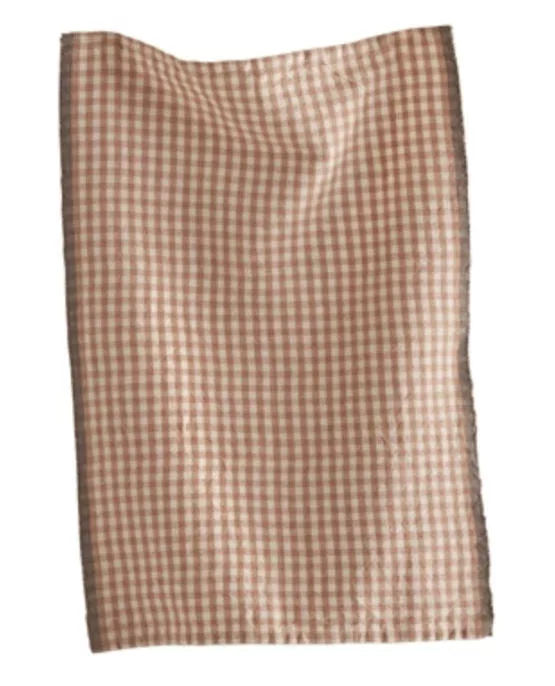 BLUSH  LN & CTN CHECK TOWEL