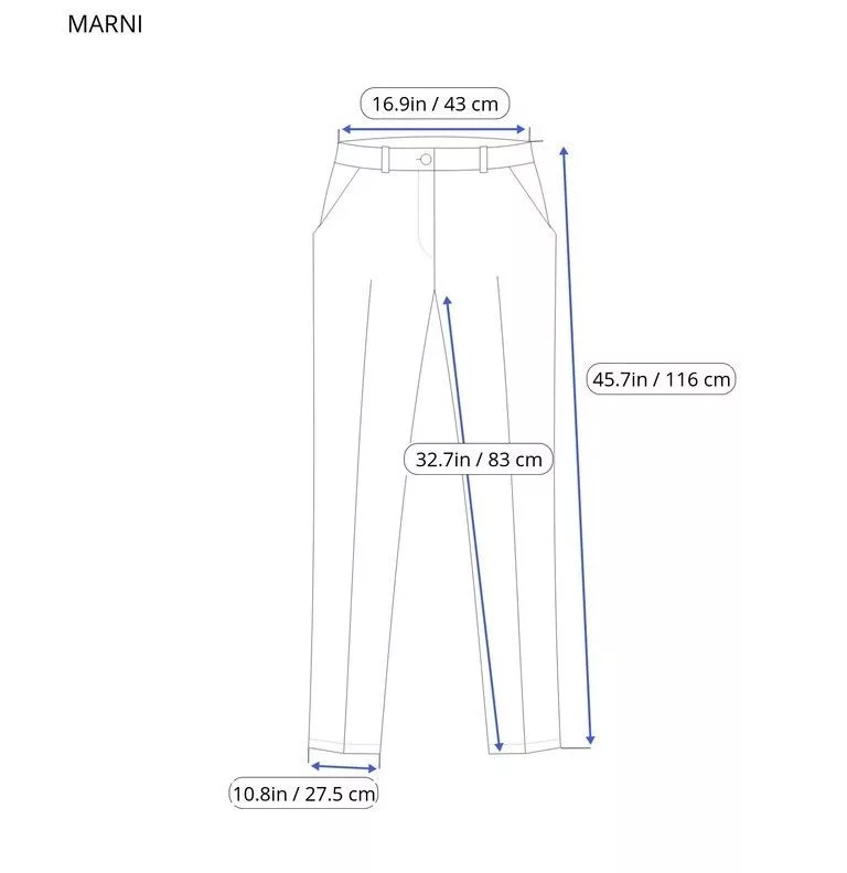 Marni Casual Pants [New] Marni Flared Synch Pants Brown