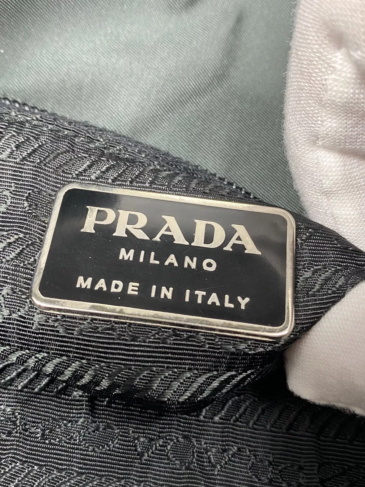 Prada Shoulder Bags Prada Tessuto Sport Antracite Shoulder Bag Blue
