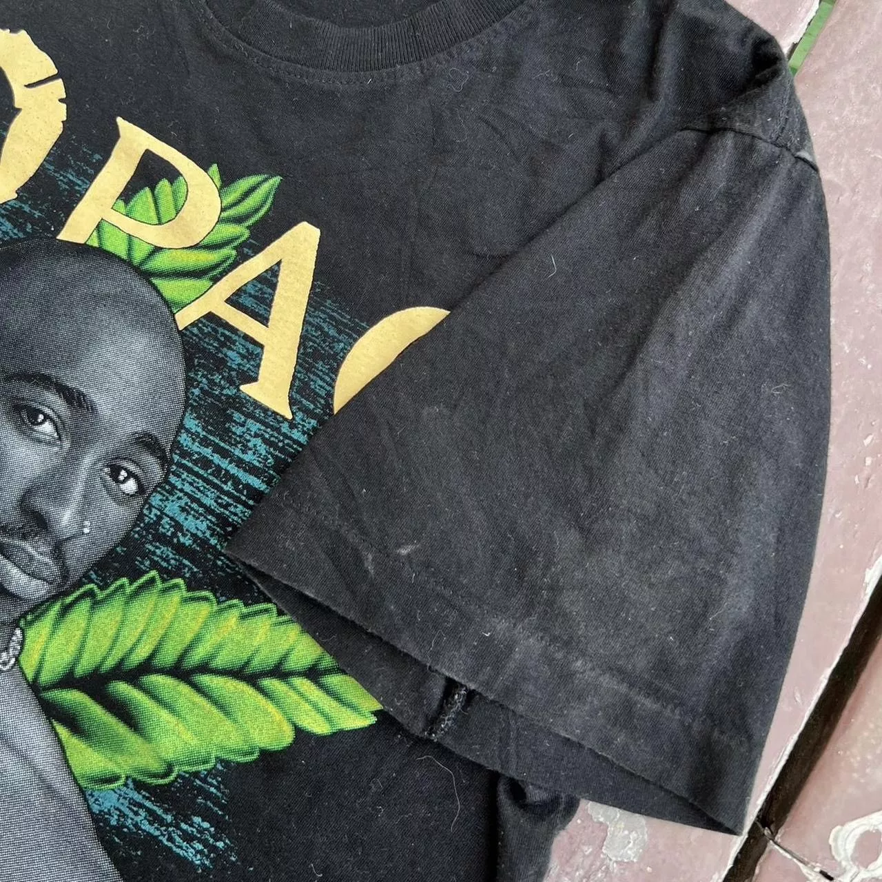 Vintage Long Sleeve T Shirts VINTAGE 2PAC 1996 MEMORY Black