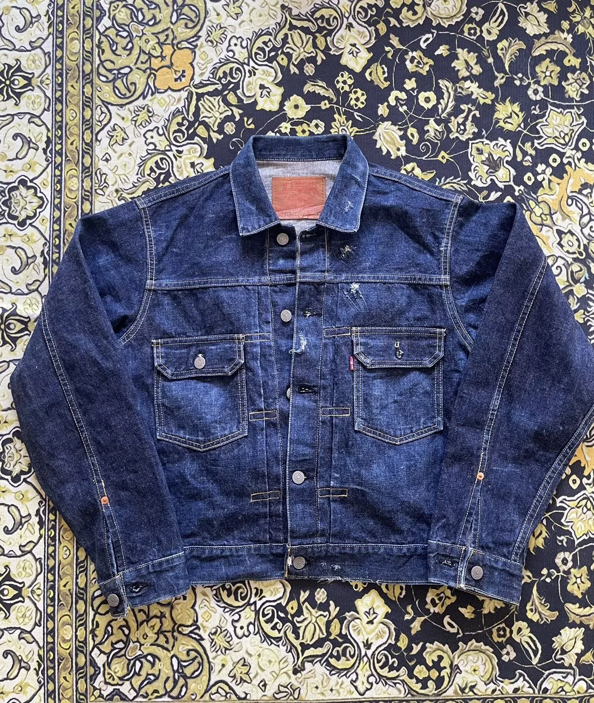Levi's Denim Jackets Levi's × Levi's Vintage Clothing × Vintage Vintage Levis Big E Type 2 Denim Selvedge LVC Jacket Blue