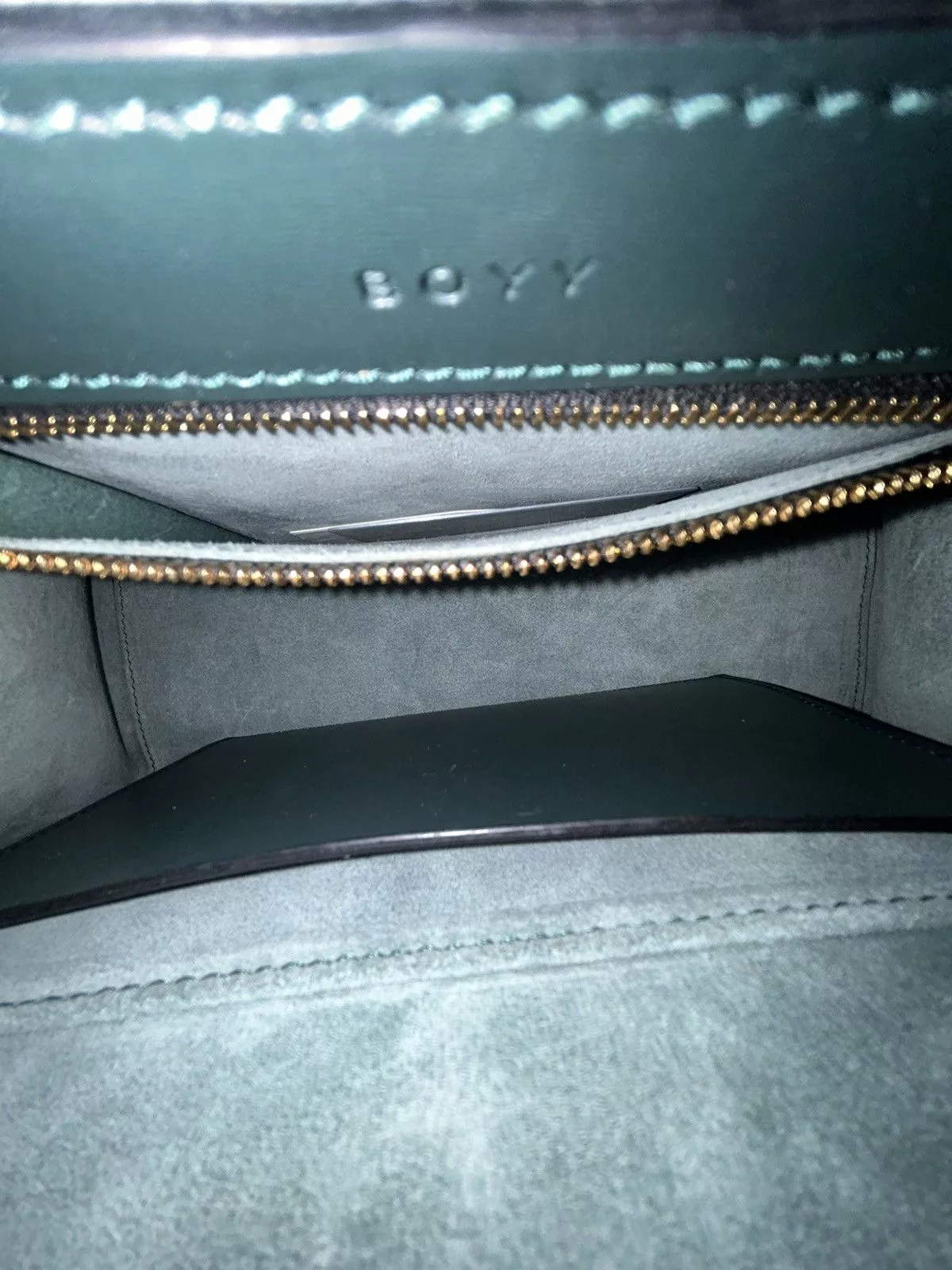BOYY Handle Bags boyy buckle leather handbag Green