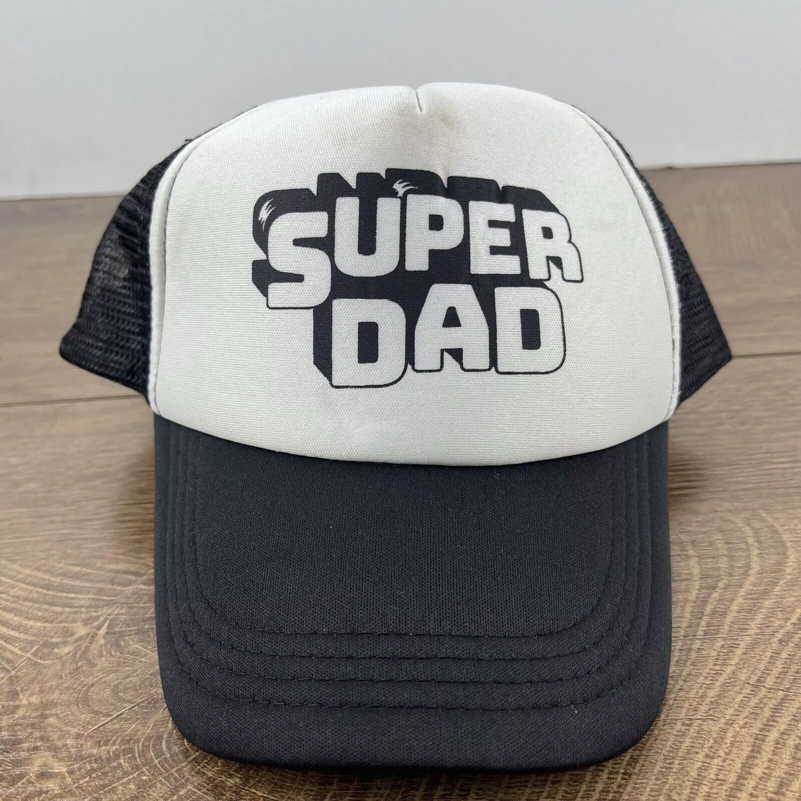 Other Hats Other Super Dad Hat Super Dad Snapback Hat Black Cap Hat Adjustabl