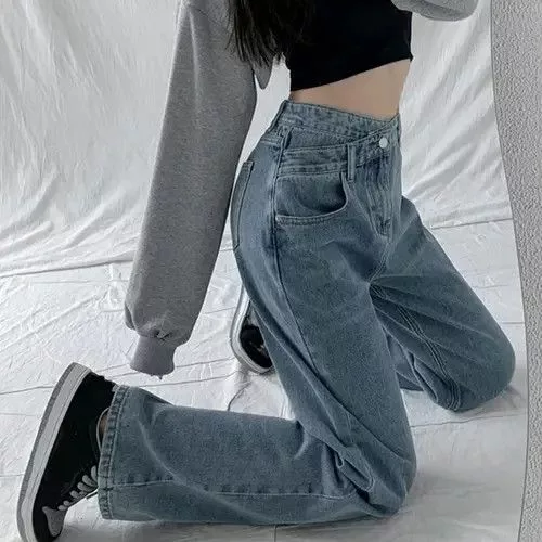 Jean Jeans Straight Jeans Wome Blue Avant-Garde