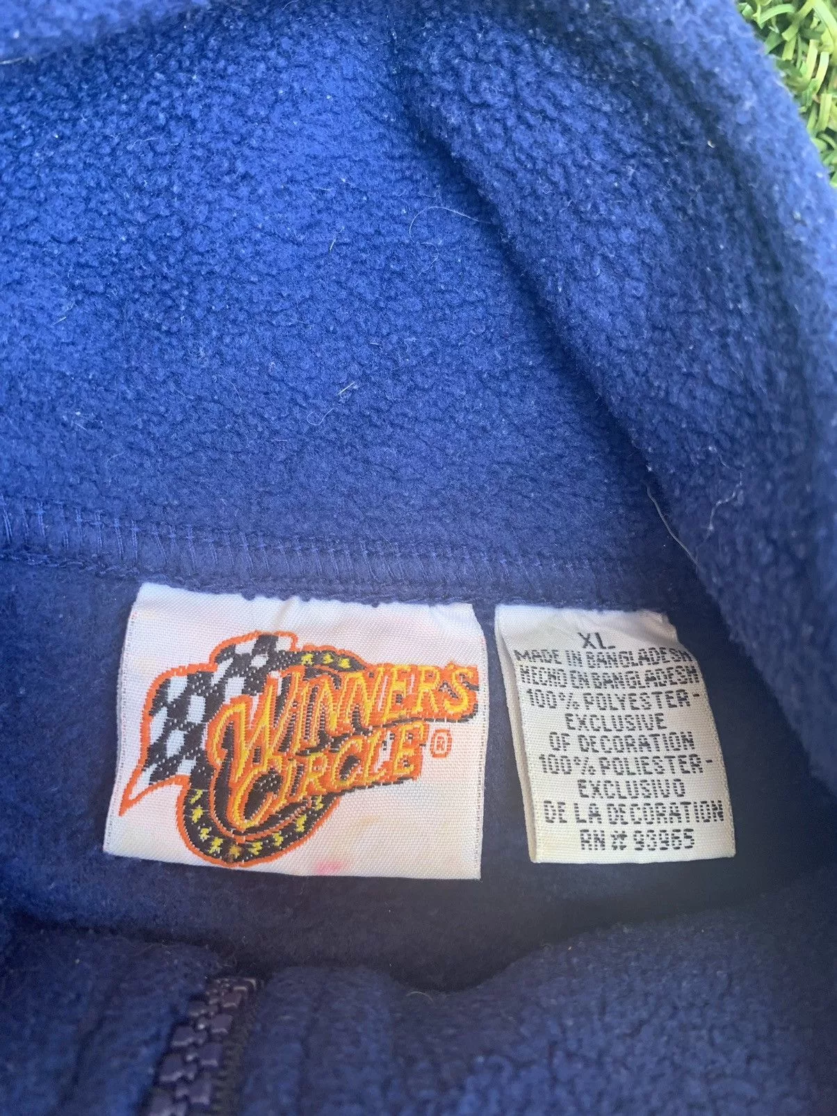 NASCAR Light Jackets NASCAR × Vintage × Winners Circle Winners Circle Lowe’s Racing Fleece Pullover Blue