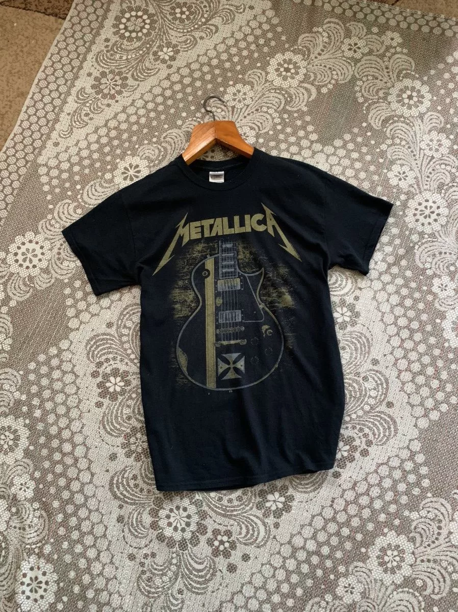 Gildan Long Sleeve T Shirts Gildan × Metallica Metallica vintage t-shirt 2013 Black