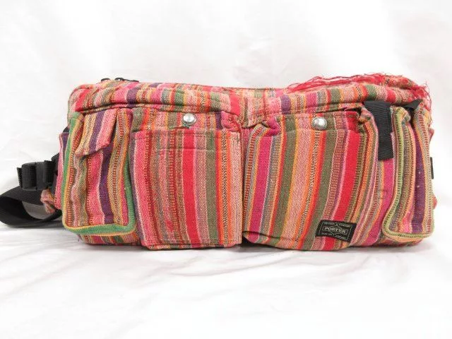 Comme des Garcons Bags Luggage Comme des Garcons Bag Multi Pocket Total Pattern Multicolor