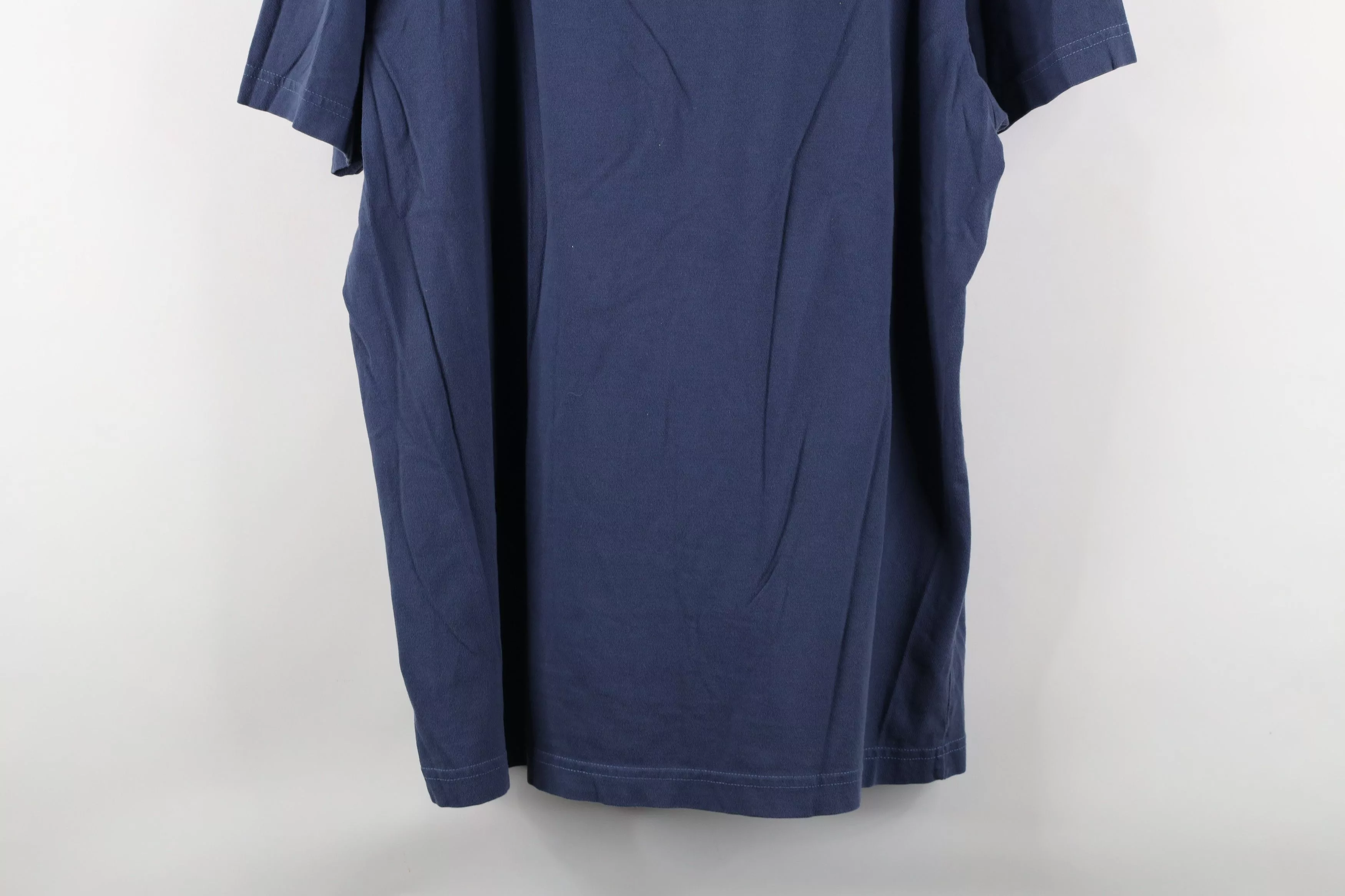Life is Good Short Sleeve T Shirts Life is Good × Vintage Life Is Good Tee Spell Out Simplify Camping T-Shirt Blue