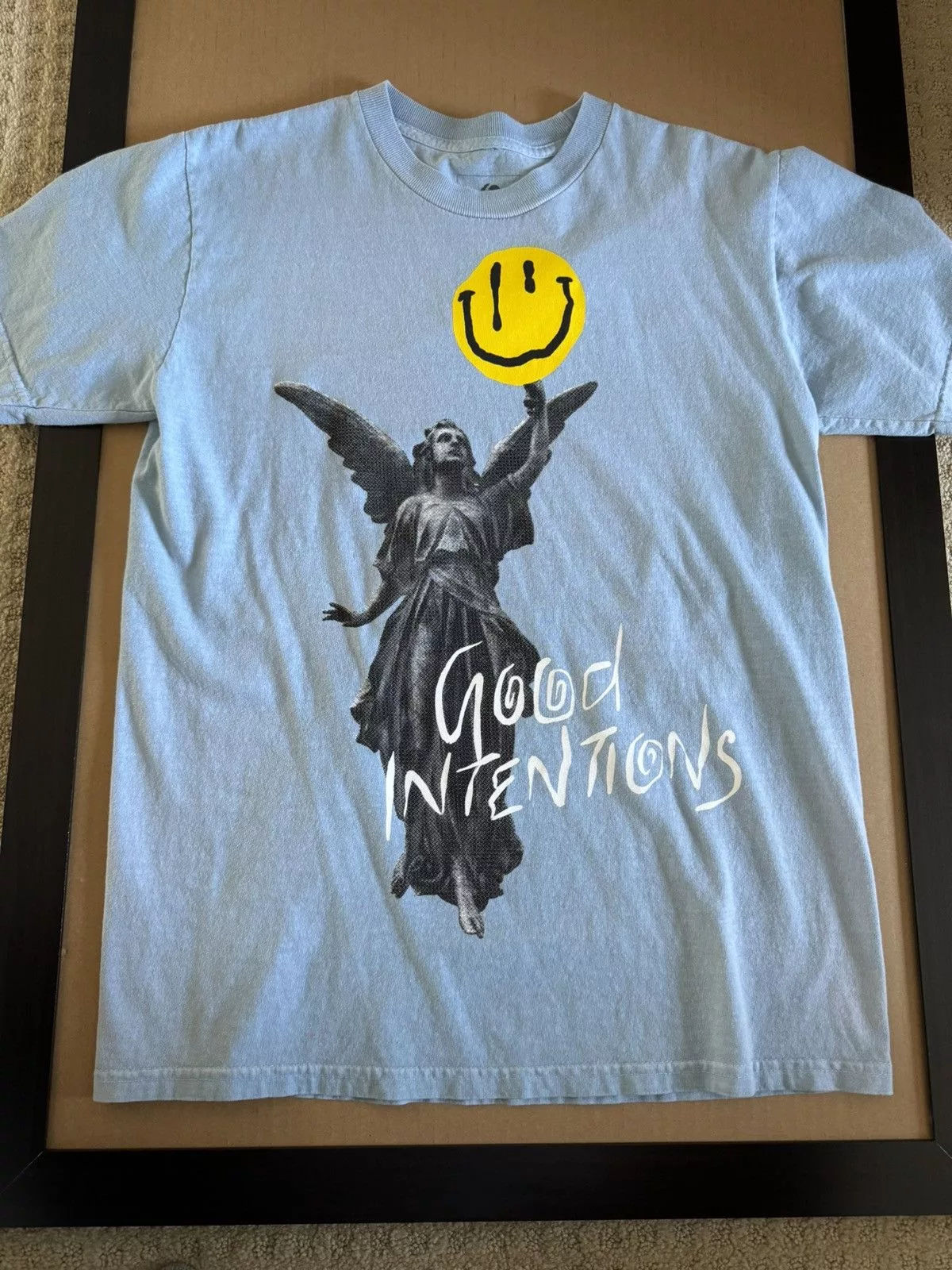 NAV Short Sleeve T Shirts NAV × XO NAV x XO - Good Intentions T-shirt Blue