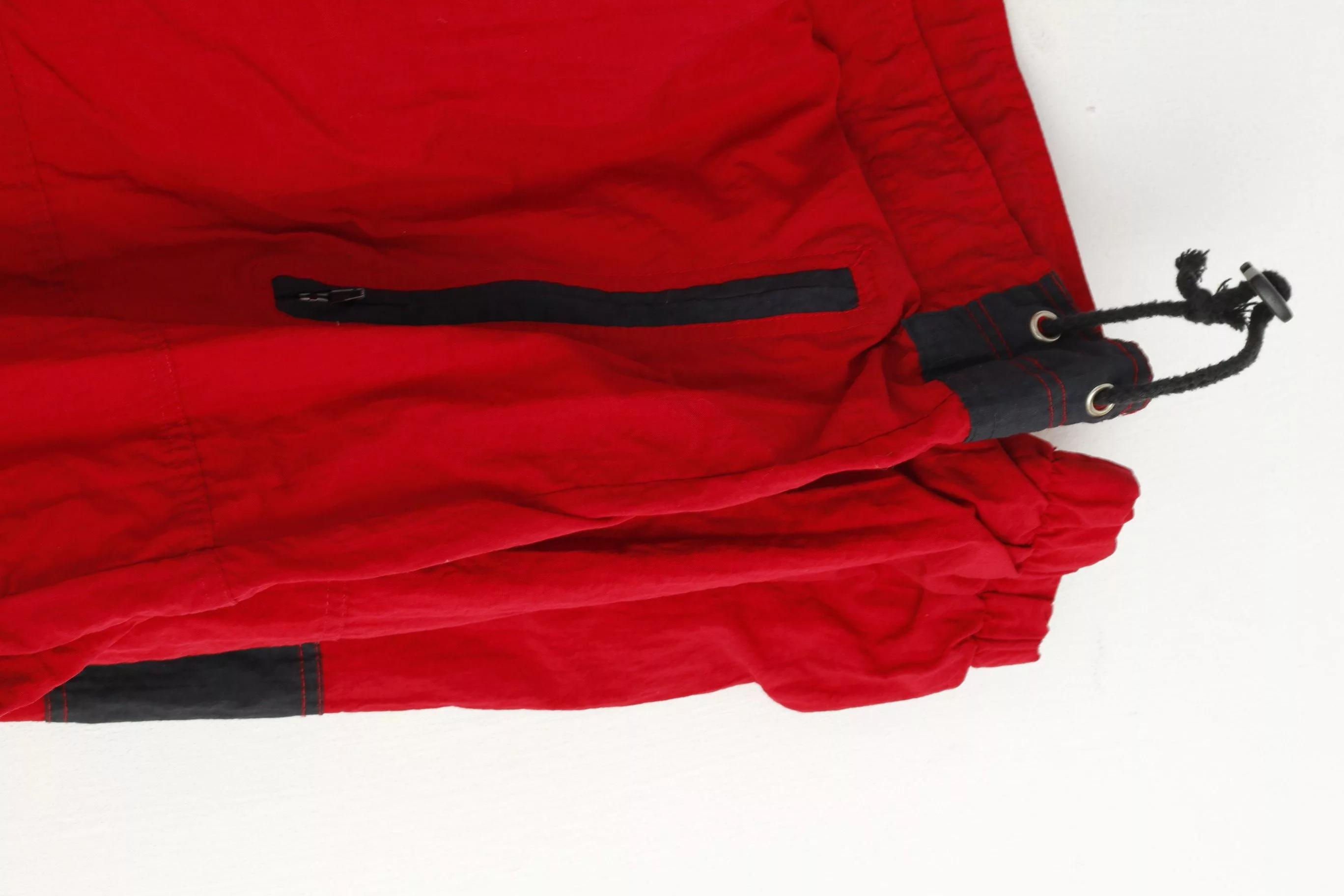 Vintage Light Jackets Marcel Clair Men M Pullover Jacket Red Nylon Vintage 5826