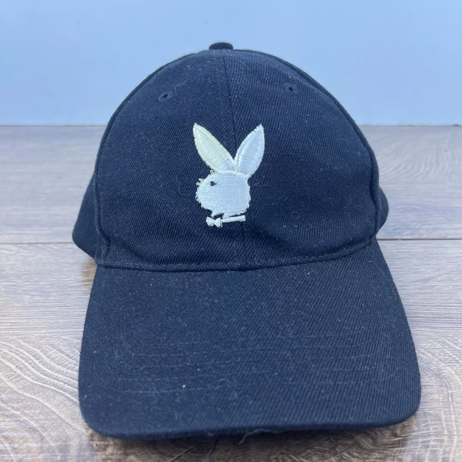 Playboy Hats Playboy Hat Playboy Bunny Black Hat Adjustable Adult Fit Hat